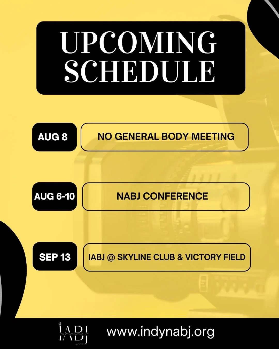 New Week, New Month, Same US 

Clear your schedules and tap in with us. You've asked  for an update on upcoming events. We answered.  Check your email inbox for more details. 

If you aren't on our email list, slide in our dm's so we can get you upgr