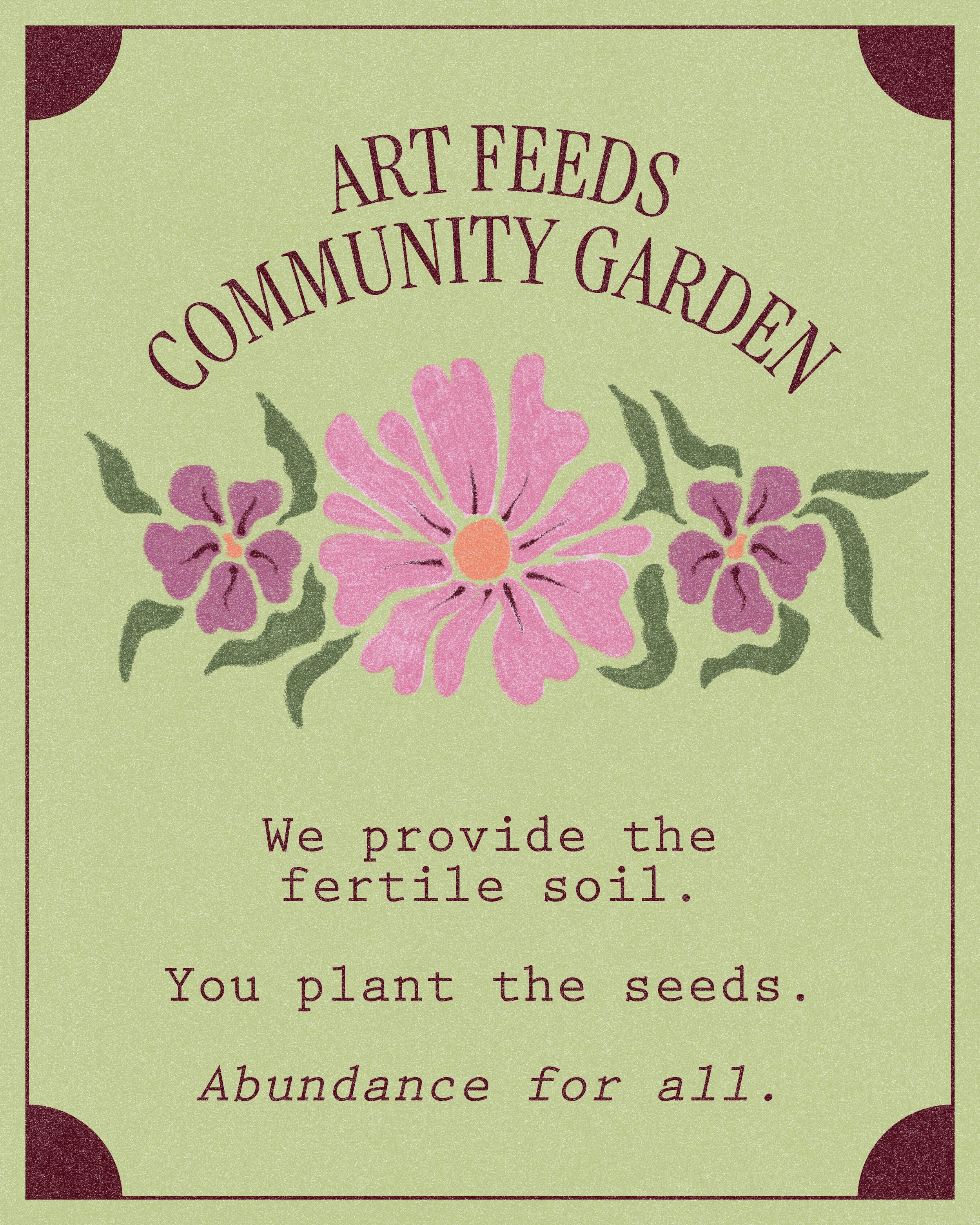 Introducing Art Feeds Community Garden