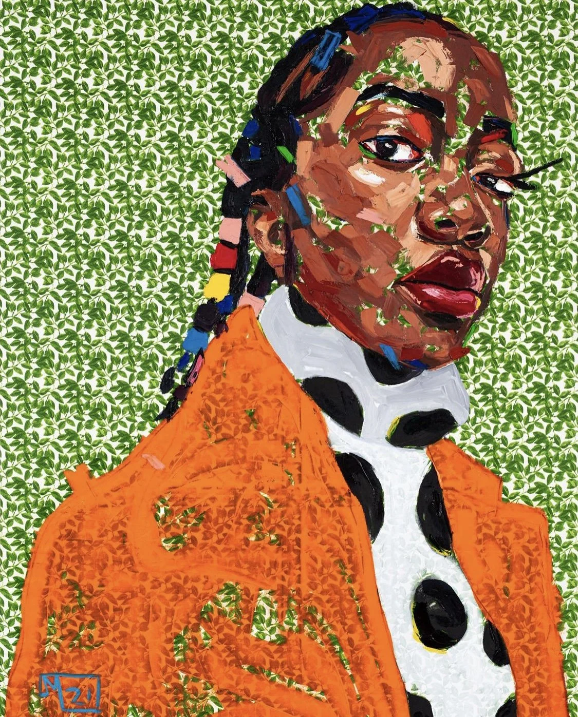 inspiring artwork, bright, colorful, unique painting