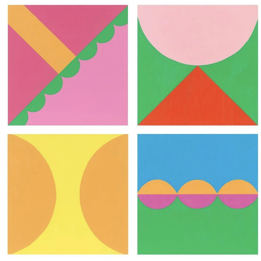 inspiring artwork, colors and shapes