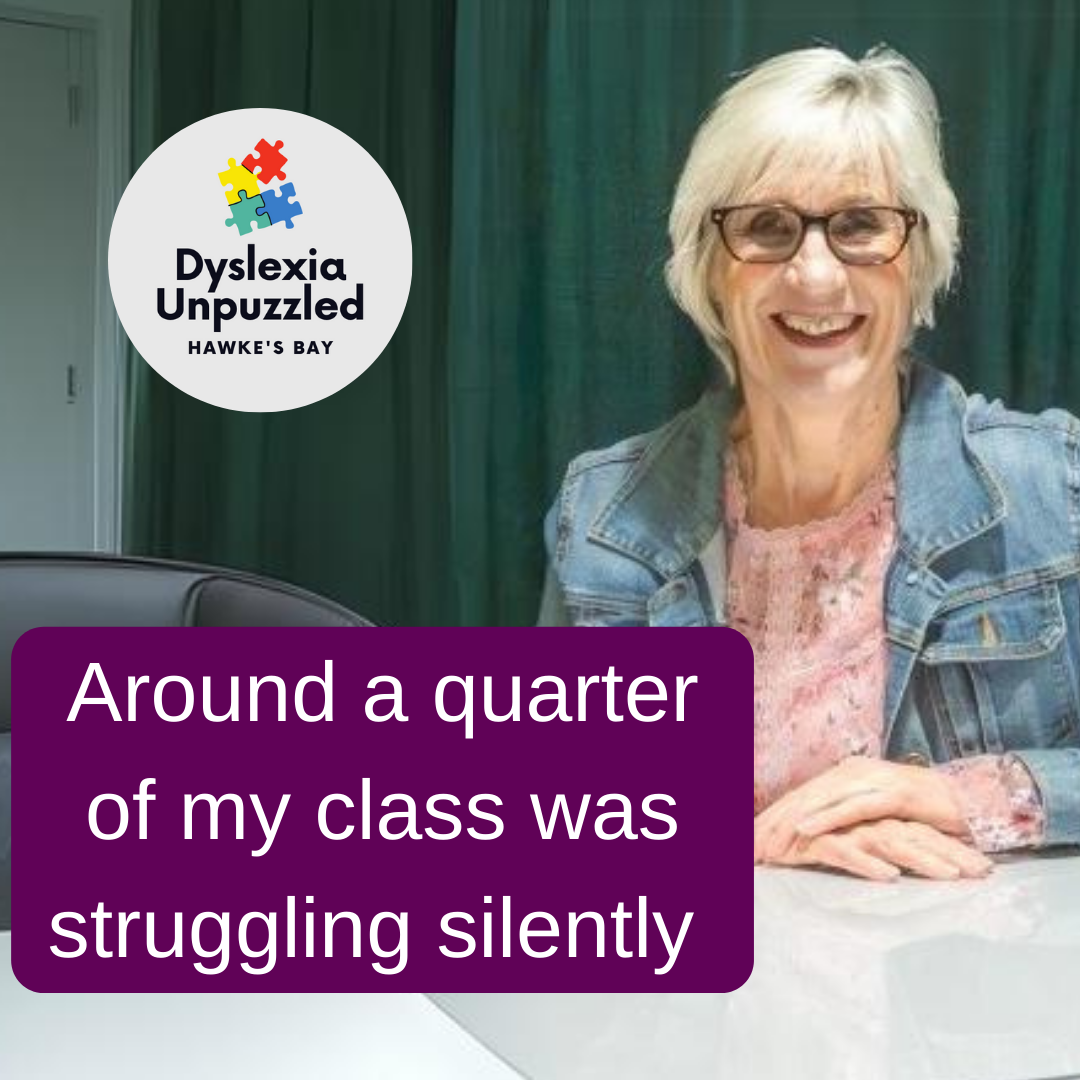 Around a quarter of my class was struggling silently