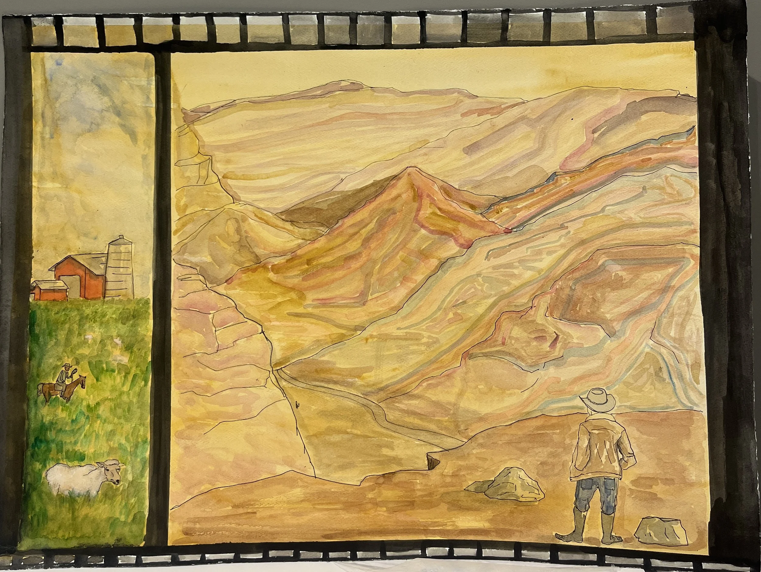 The Bull Dogger Film Strip #3 