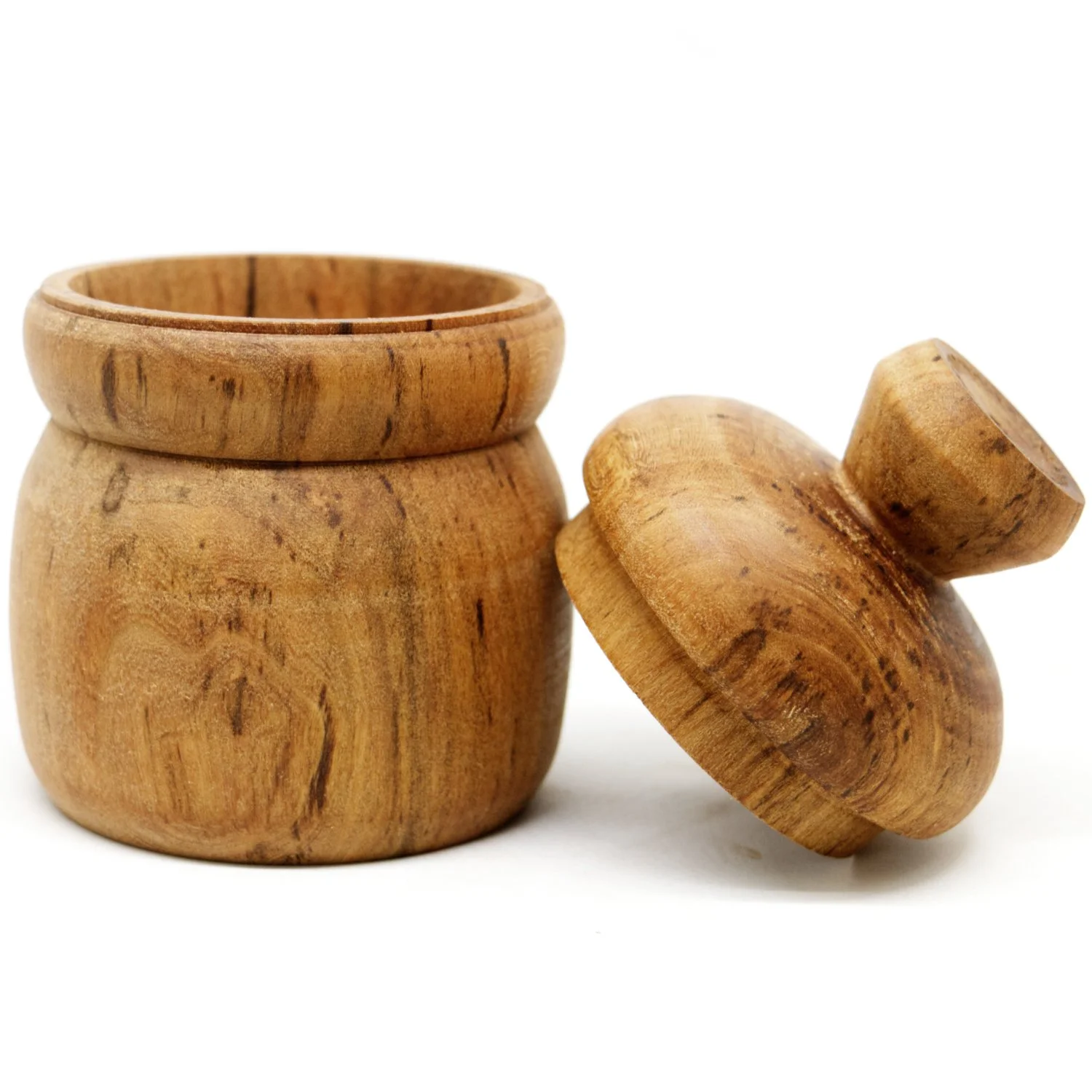 Cherry Wood Honey Pot