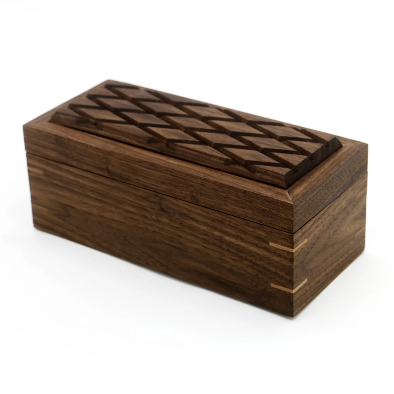 Dark Walnut Keepsake Box