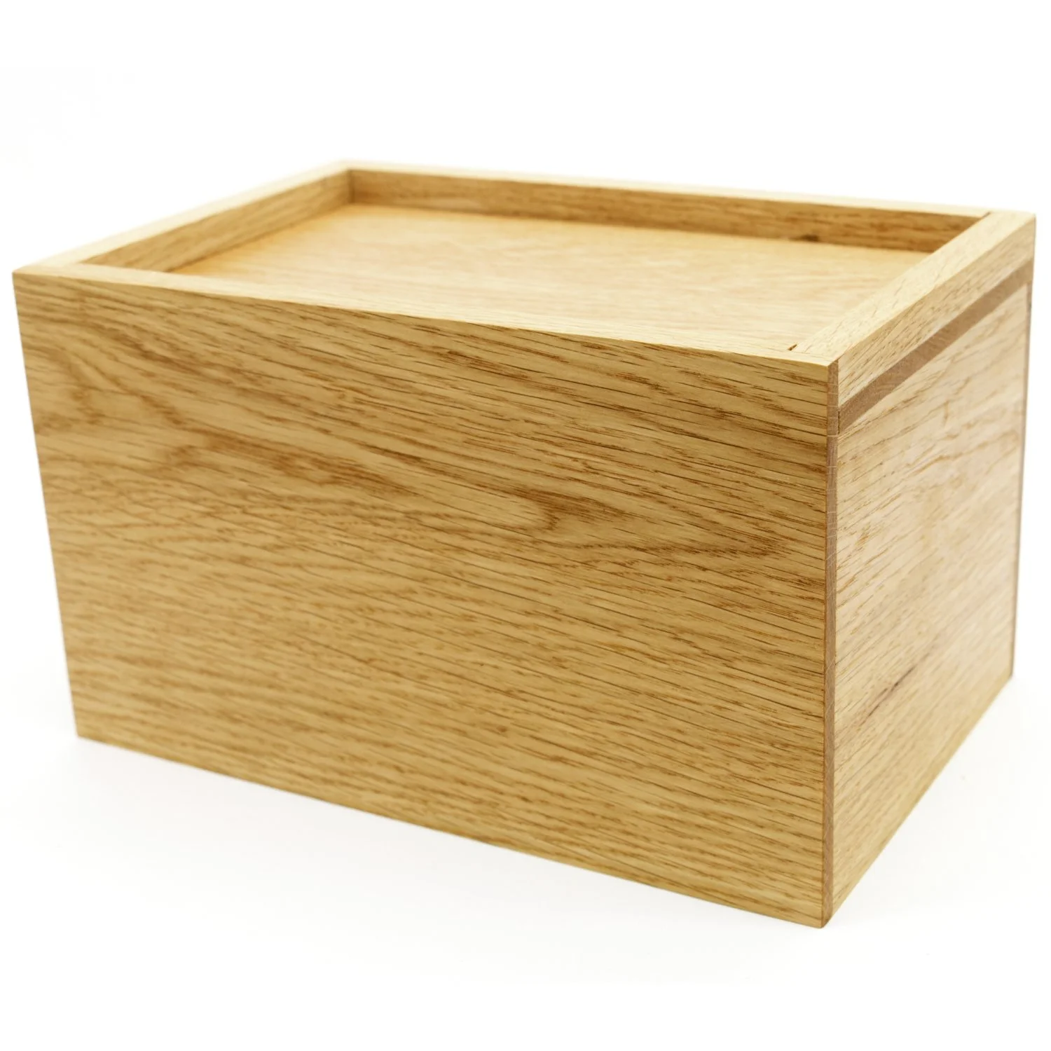 White Oak Sliding Lid Box