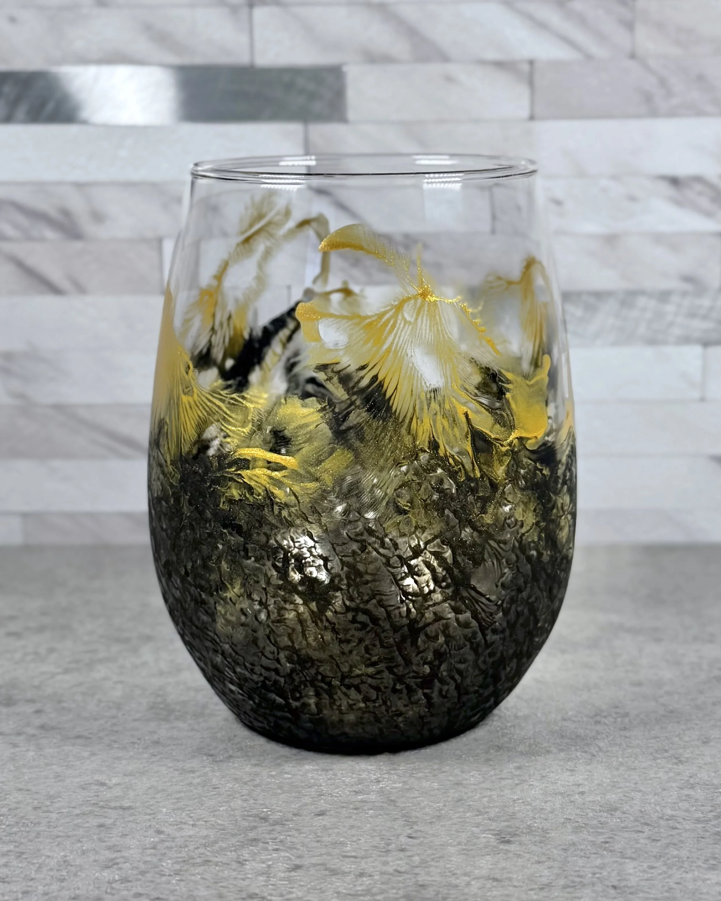 Walleye Wine Glass