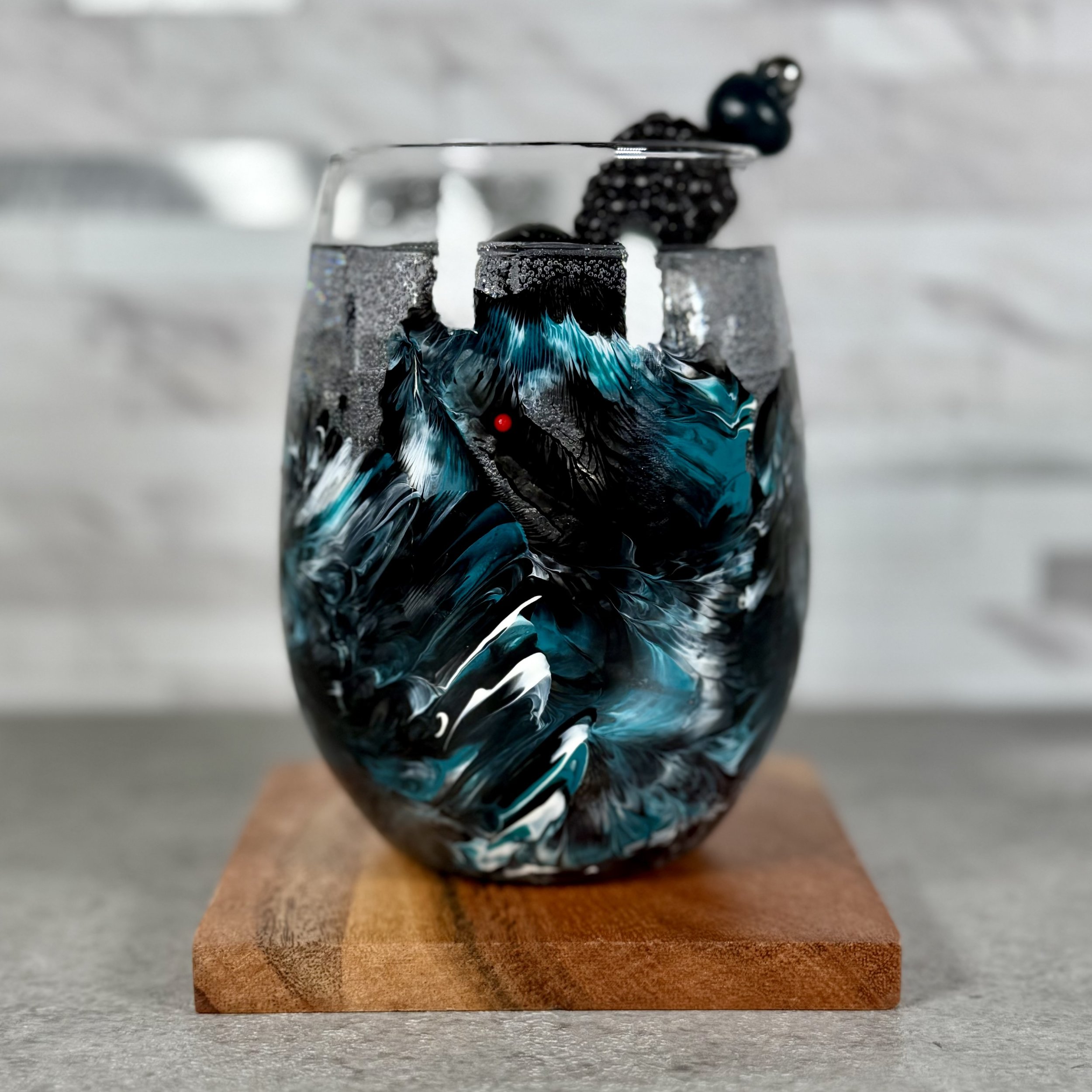 Common Loon Wine Glass