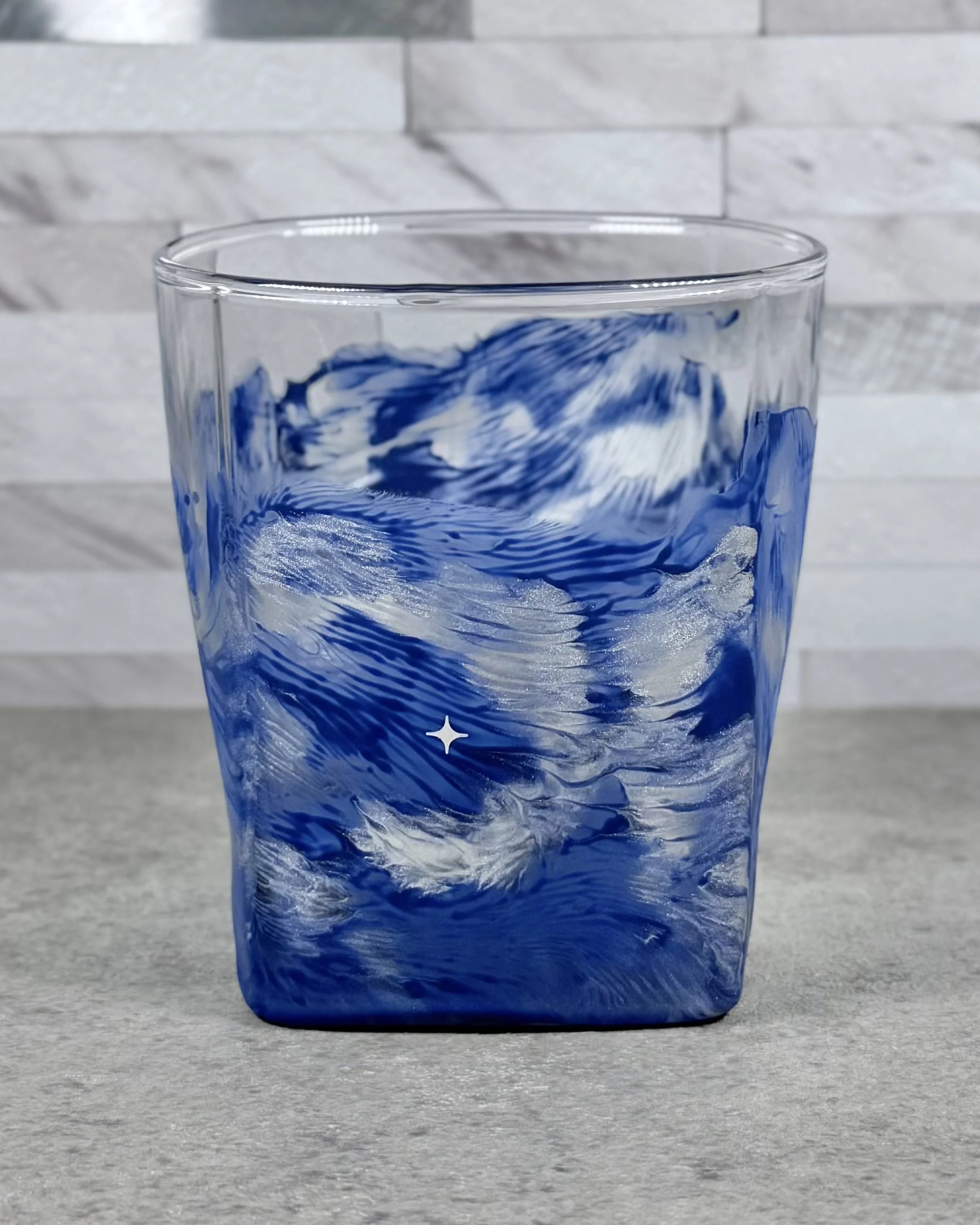 North Star State Rocks Glass