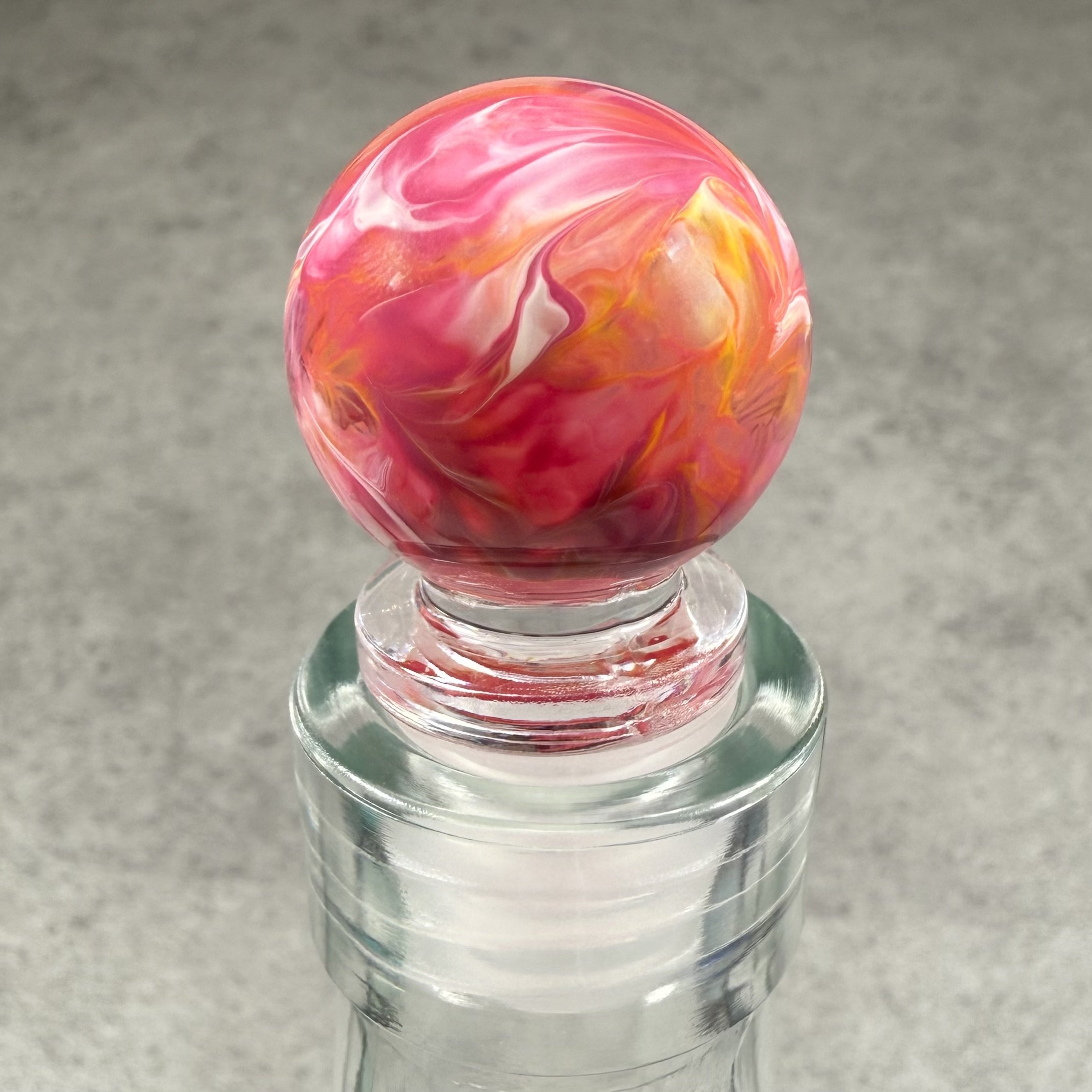 Showy Lady's Slipper Bottle Stopper