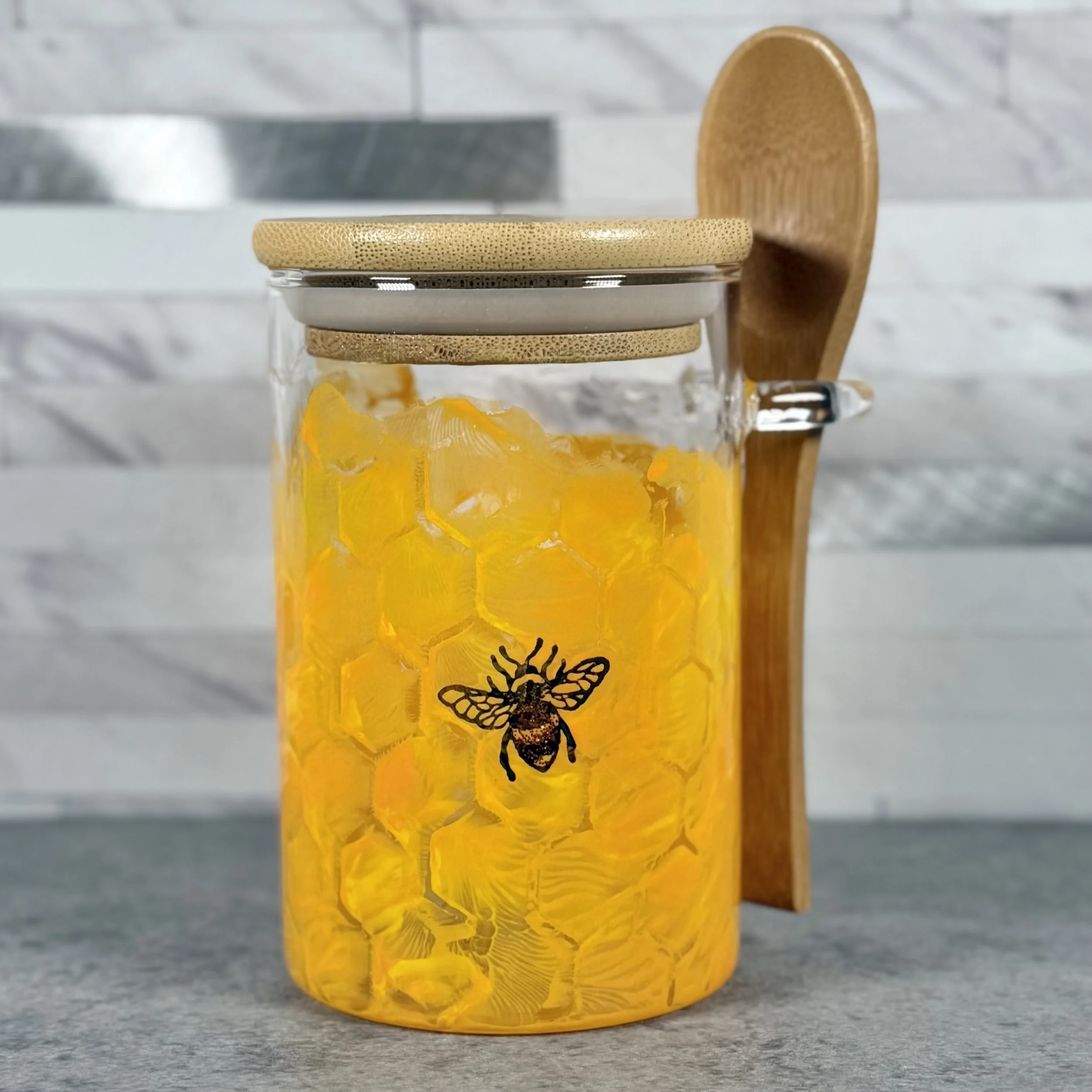 Rusty Patched Bumblebee Spice Jar