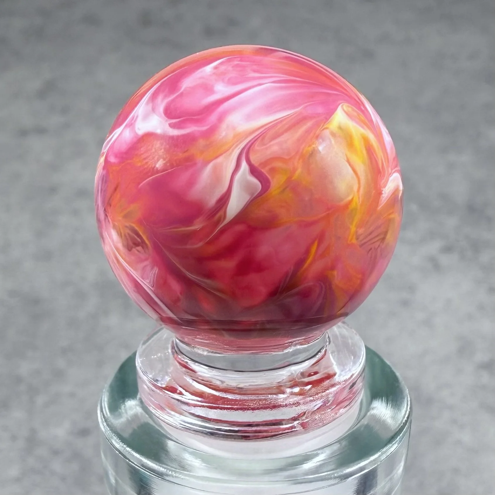 Showy Lady's Slipper Bottle Stopper