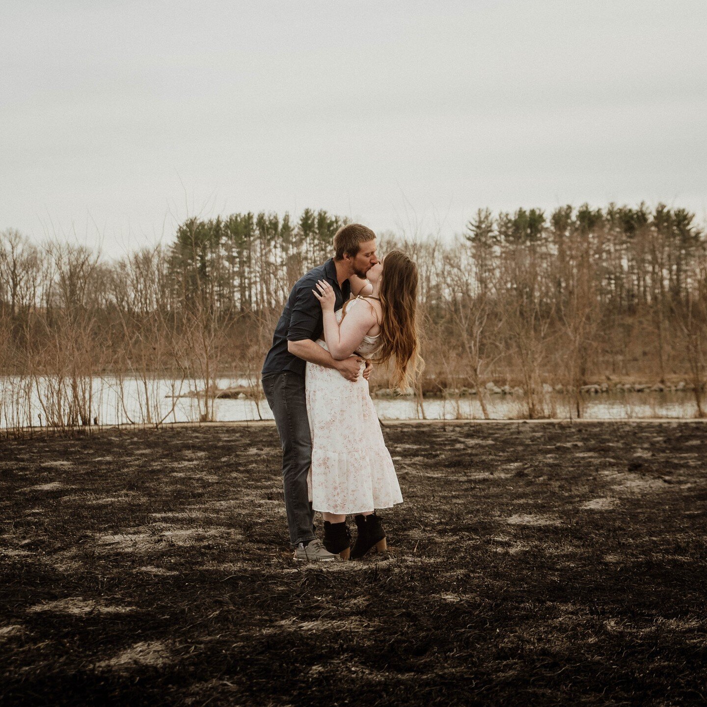 &quot;Did you intentionally put them in the soot of what was once prairie grass?&quot; ⁠
⁠
Yes. Yes I did. :)