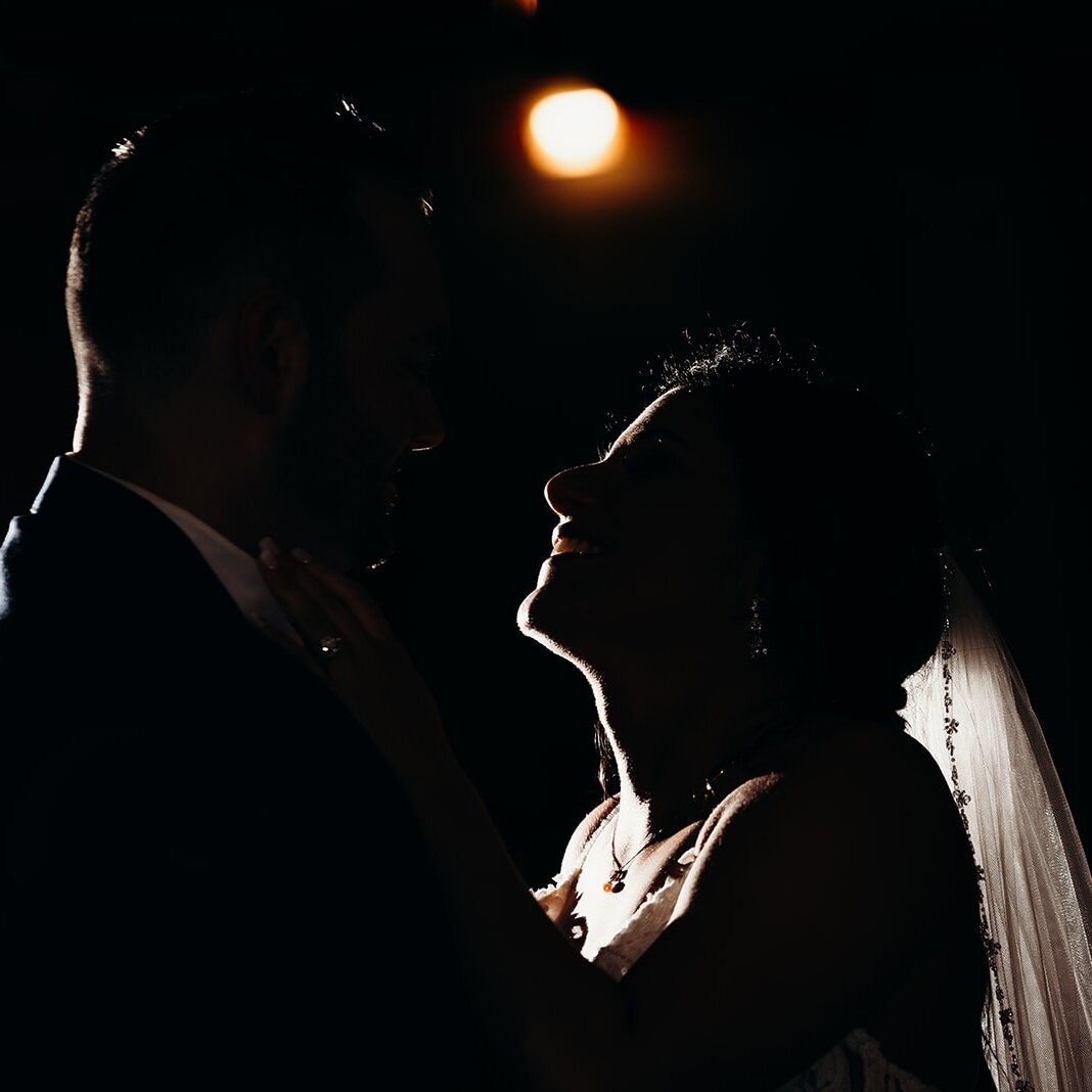 POV: Only my off camera flash fired. 
And it was okay. 
Silhouettes, I love you. Nobody can tell me that they're a dying trend, and even if they are: #idontcare 
:) 
Lovely image from Heather and Bryan's wedding!