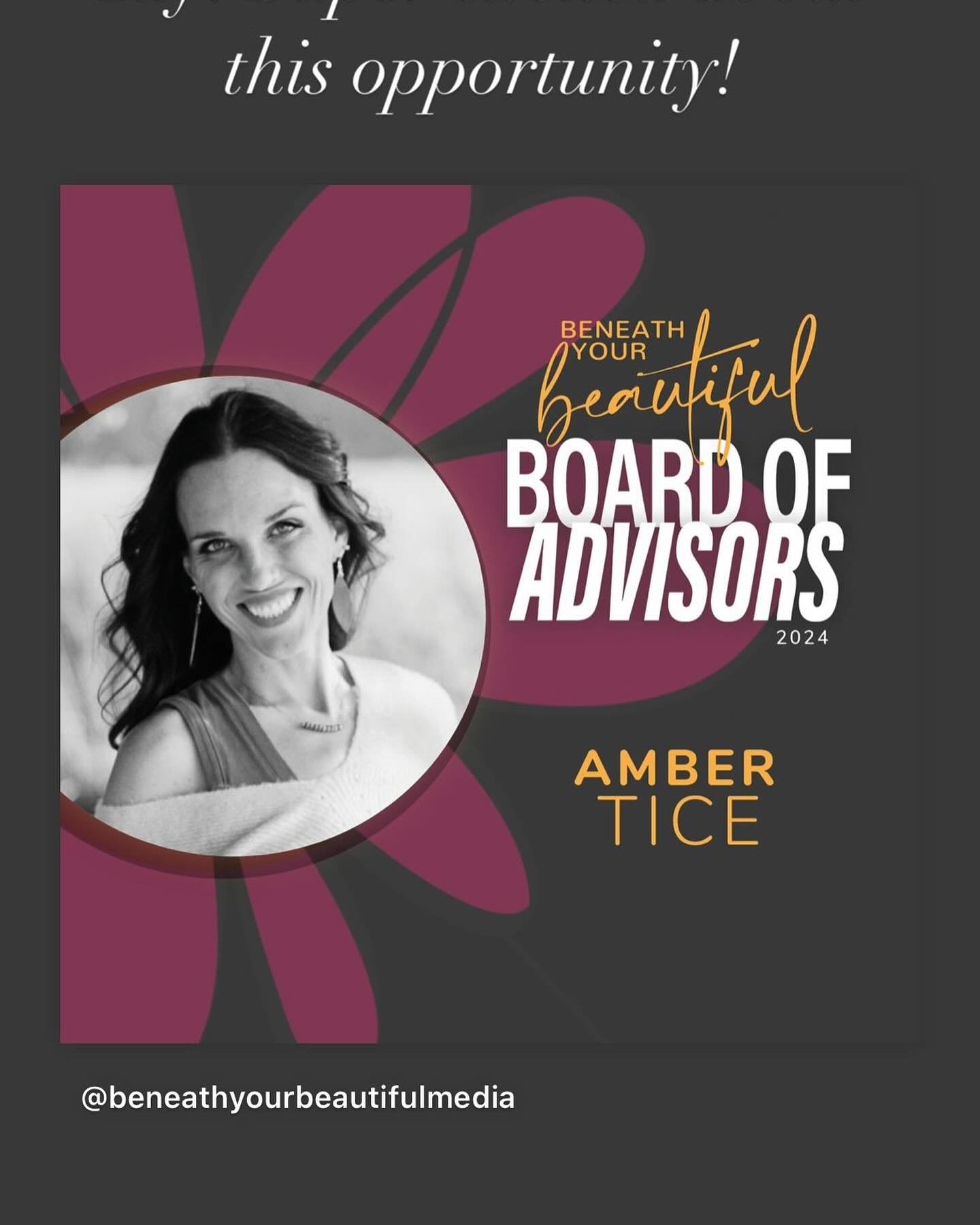 being on an advisory board as a brand new experience for me, but I&rsquo;m going to grab it by the horns and give it all I&rsquo;ve got. I want to challenge myself to get out there in the community learn more about myself and to share my insights wit