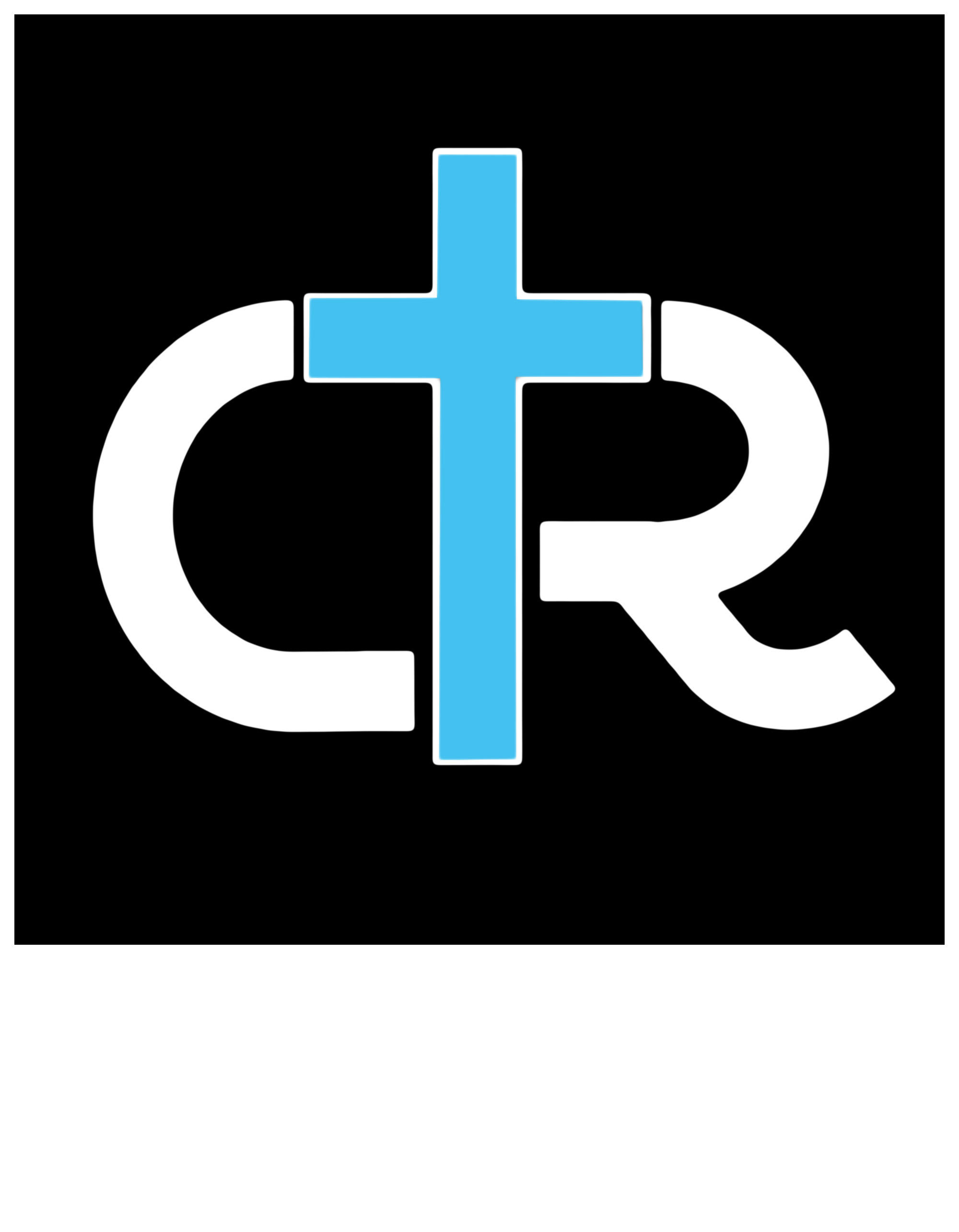 Logo with a blue cross and a white letter 'Q' on a black background, with text below reading 'Audio editor (Seasons 4-5), recording consultant, and biblical consultant (since Season 2).'