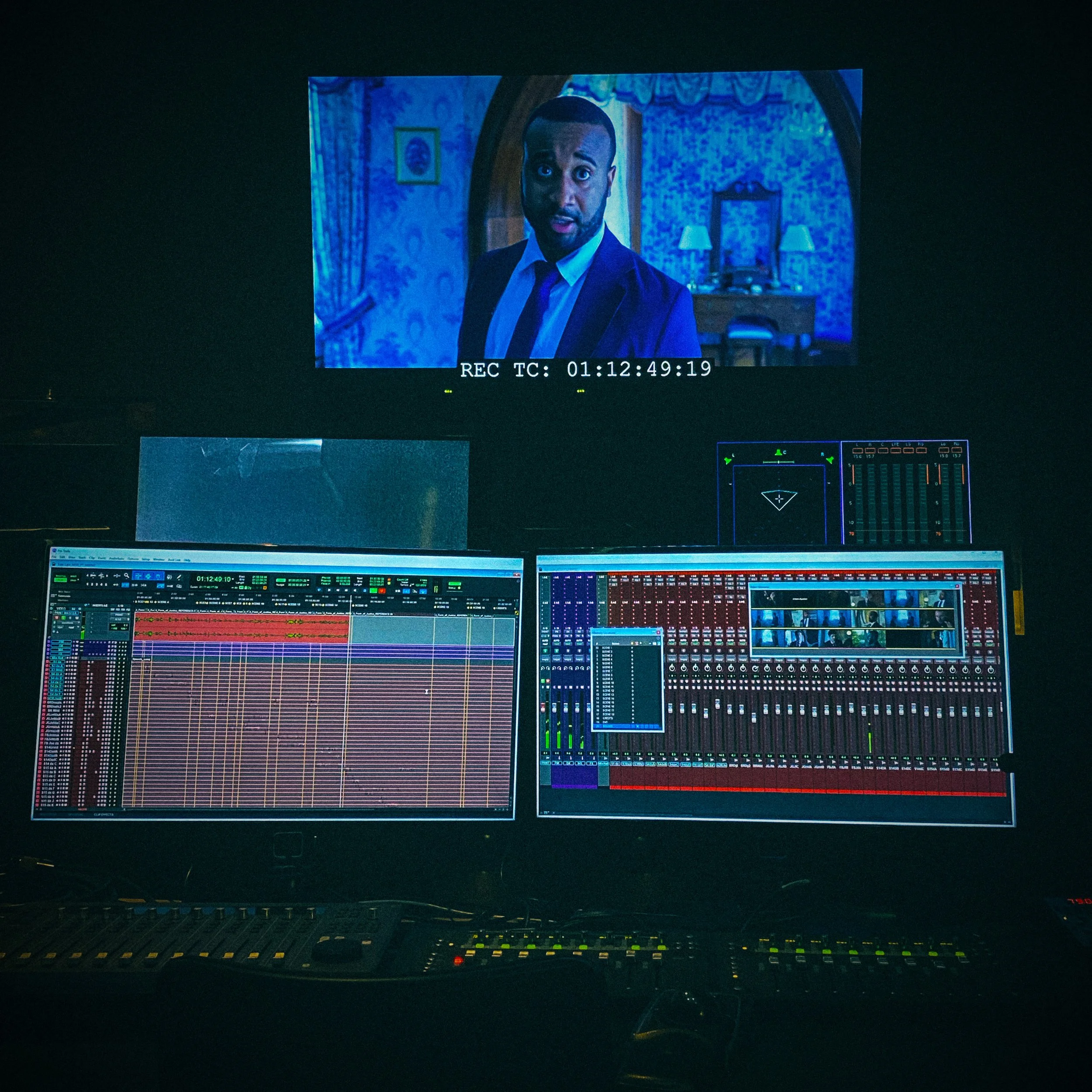 Printing final mix of "A Form of Justice"