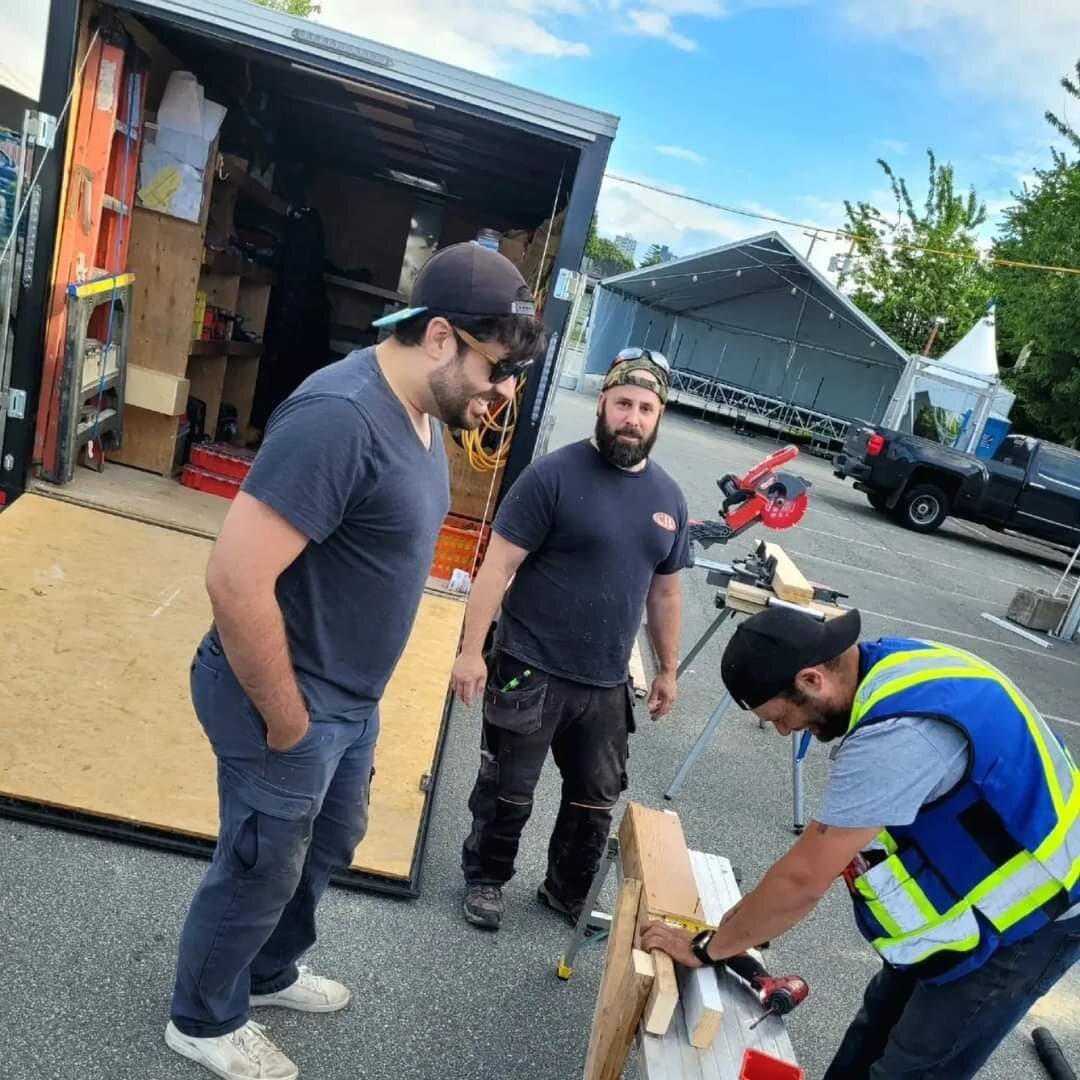 Getting Festive! 

Our team helped assist with the build of this years Vancouver Summer Greek Festival at the Vancouver Greek Orthodox Church by building the counters and kiosks as well as setting up the lighting! Once things were good to go we conti