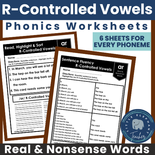 Phonics Worksheets for Older Students