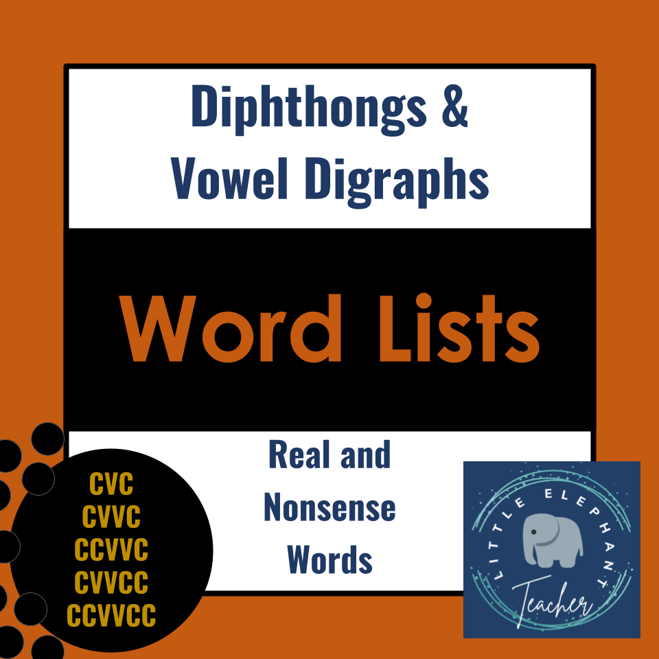 Diphthongs &amp; Vowel Digraphs