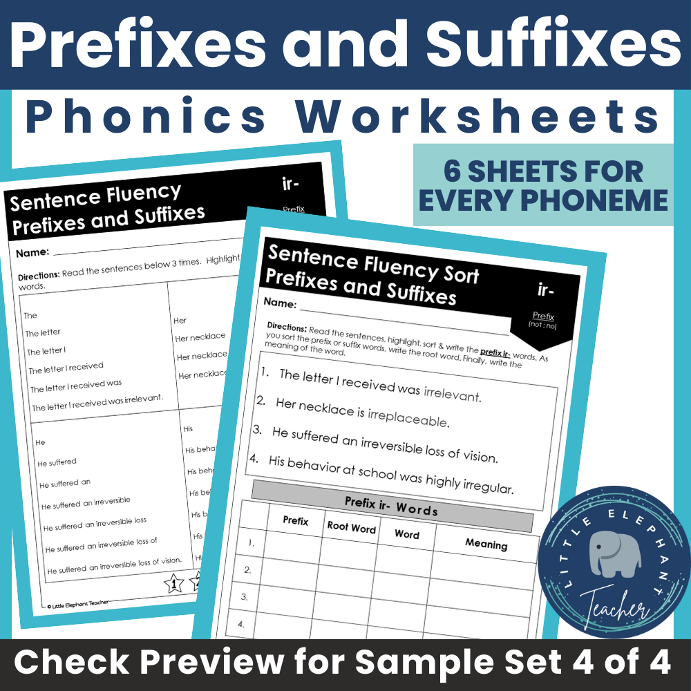How Teaching Prefixes Meaning will Increase Fluency in Reading