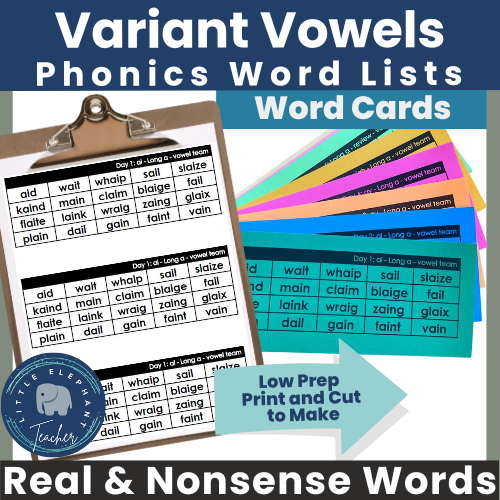 Variant Vowels