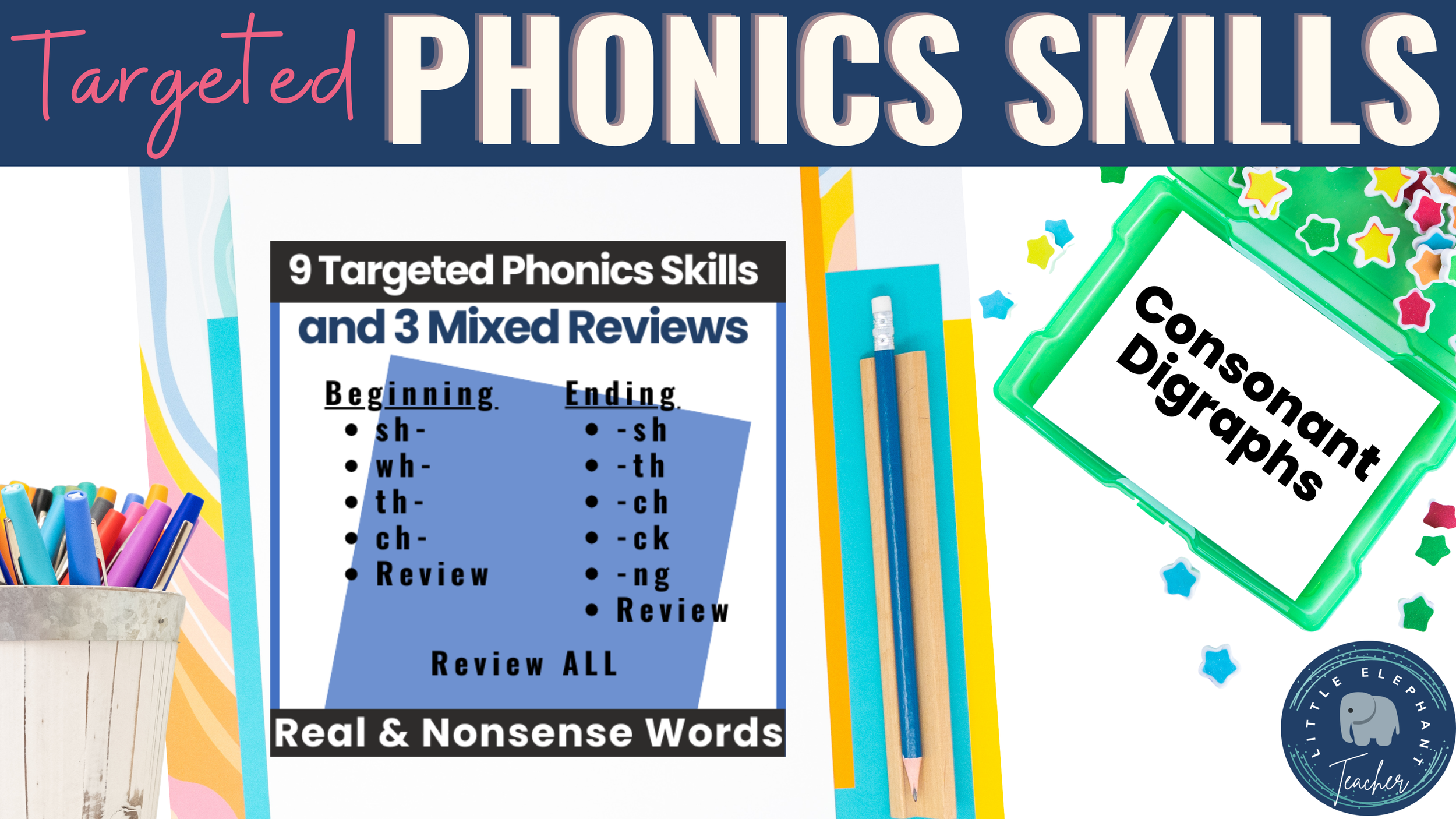Understanding the basics of Consonants Digraphs is key to helping your students to decode unknown words. Use this Consonant Digraphs List with your blending and segmenting activities.