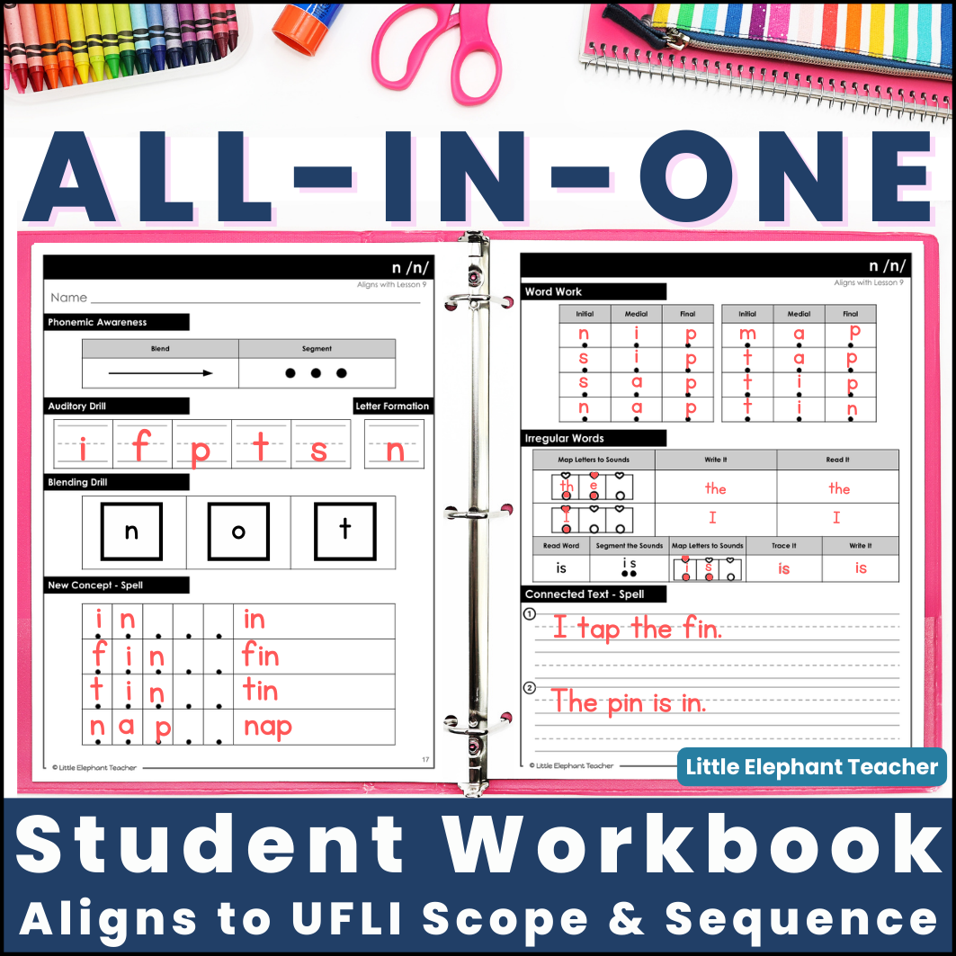 How the UFLI-Aligned Student Response Workbook Can Save You Time and Boost Engagement in Every Lesson