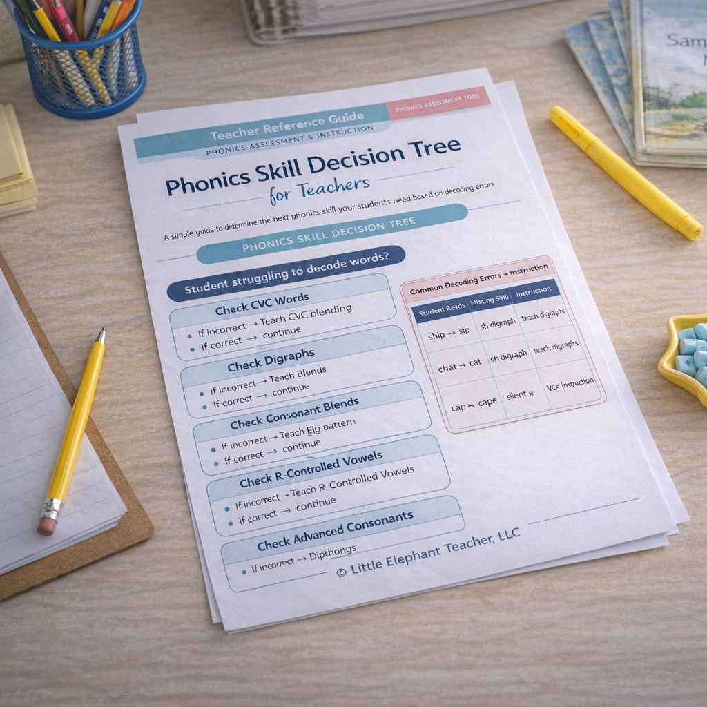 How to Know What Phonics Skill to Teach Next (Using Phonics Assessment Data)
