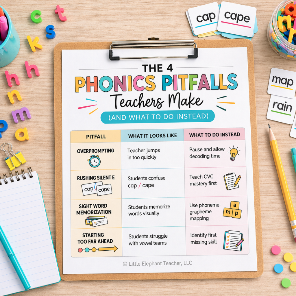 Common Phonics Mistakes Teachers Make (and How to Fix Them)