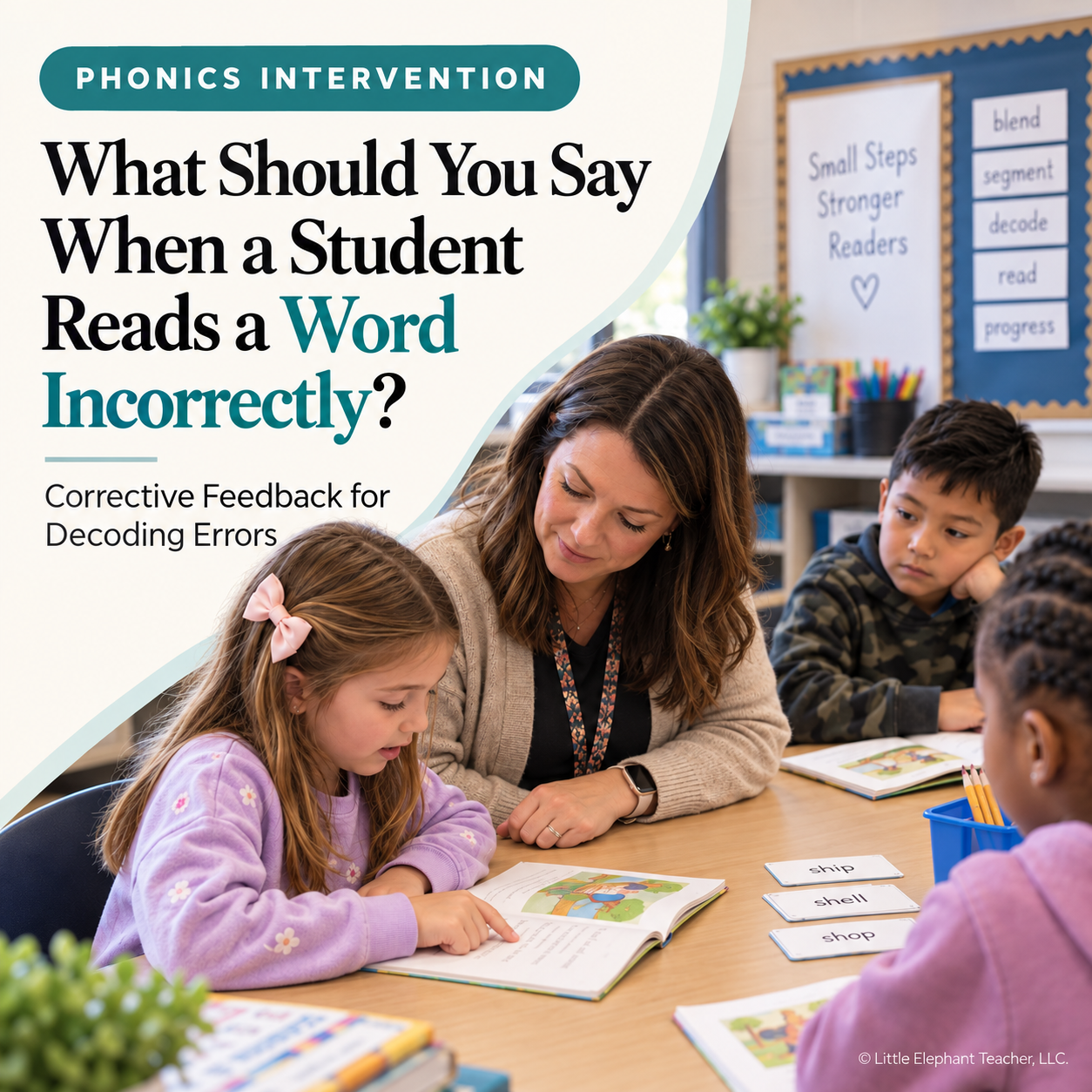 What to Say When a Student Reads a Word Incorrectly: Corrective Feedback for Decoding Errors