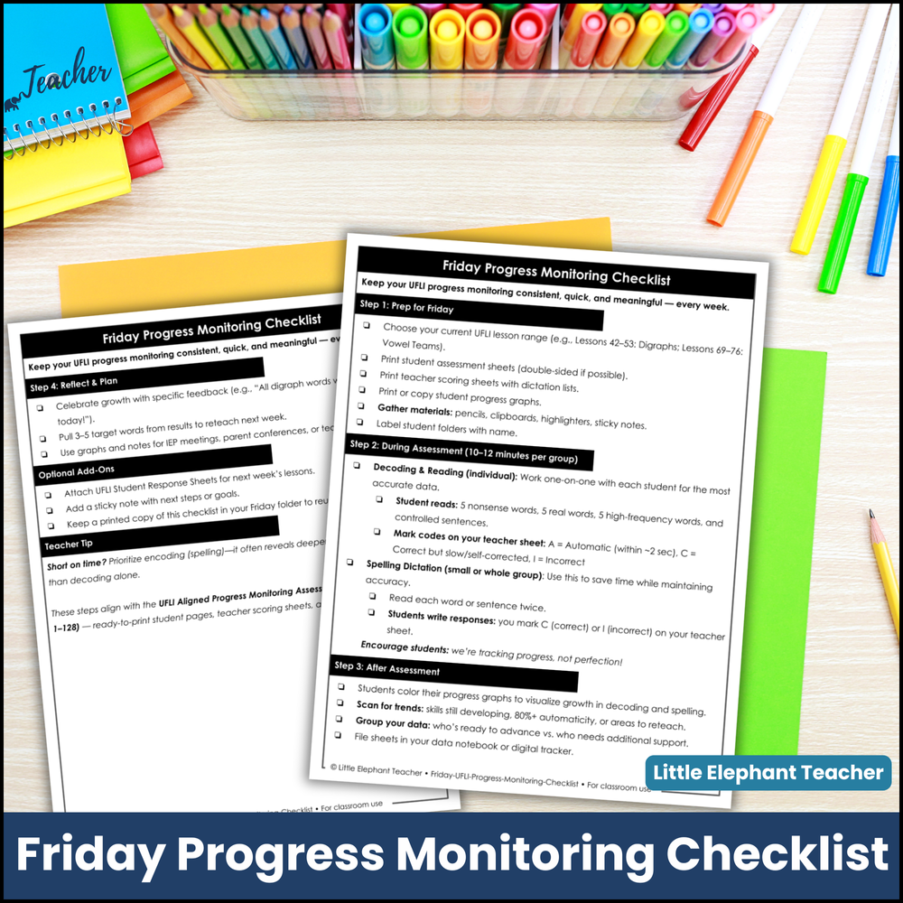 UFLI Aligned Assessments: Simplify Progress Monitoring for Reading ...