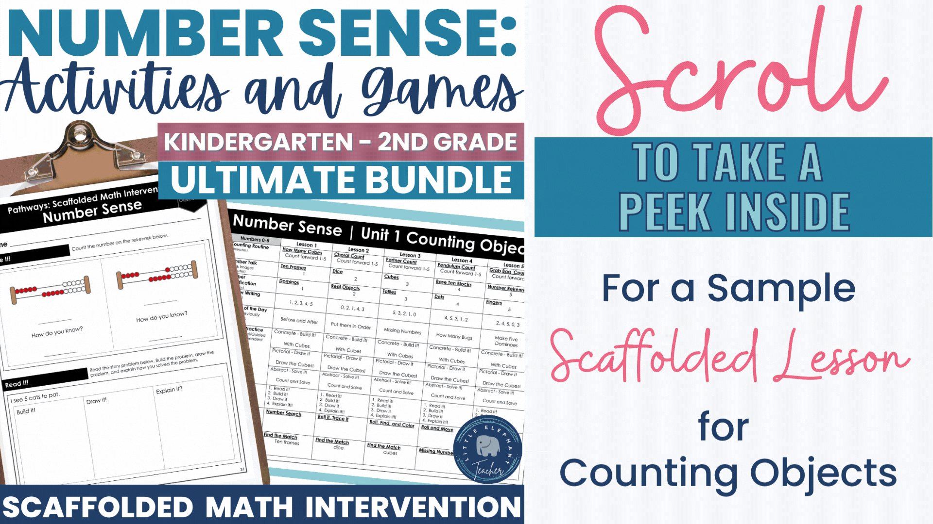 Number Sense Activities and Worksheets