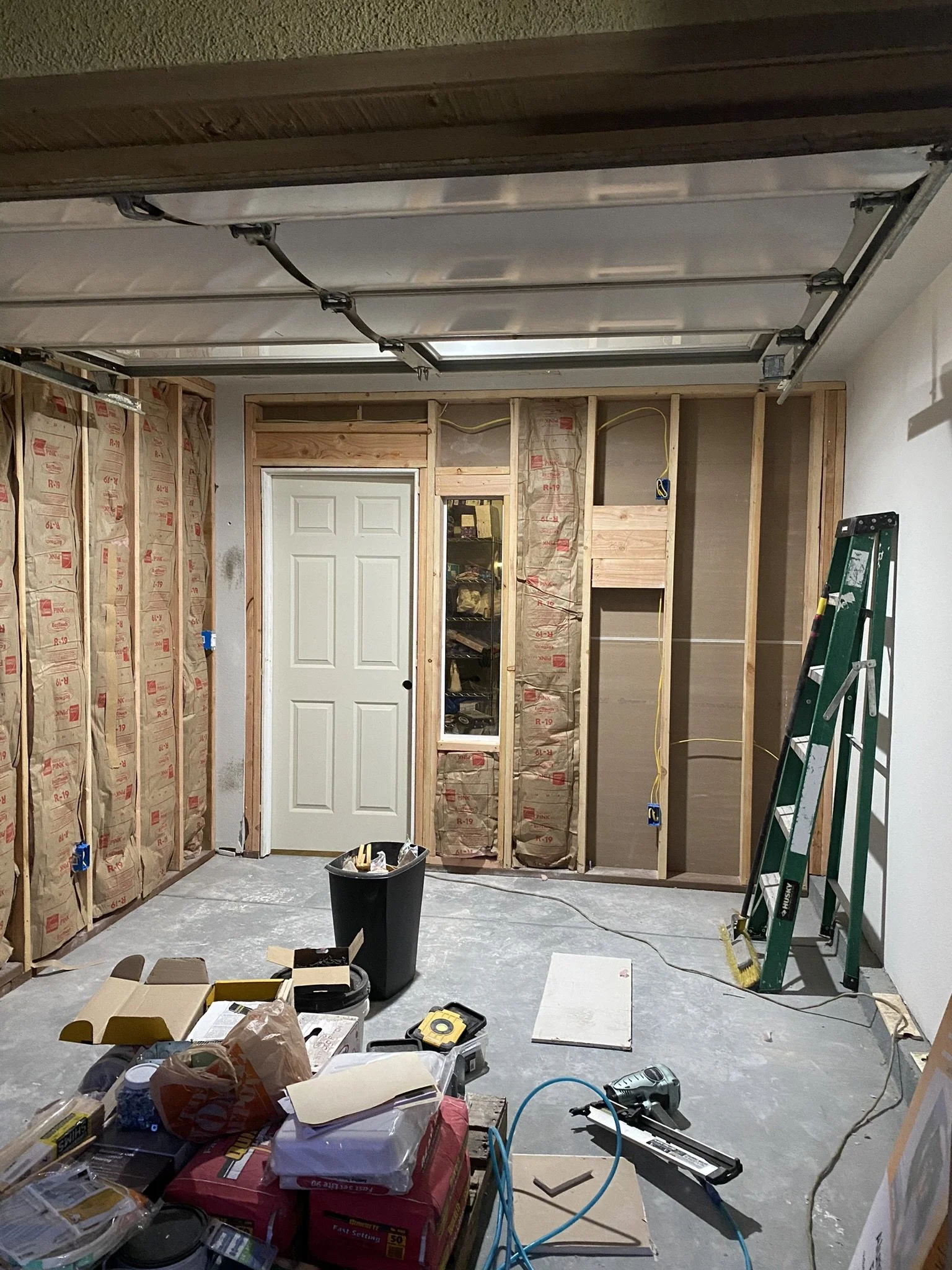 Garage Conversion - Added Workspace