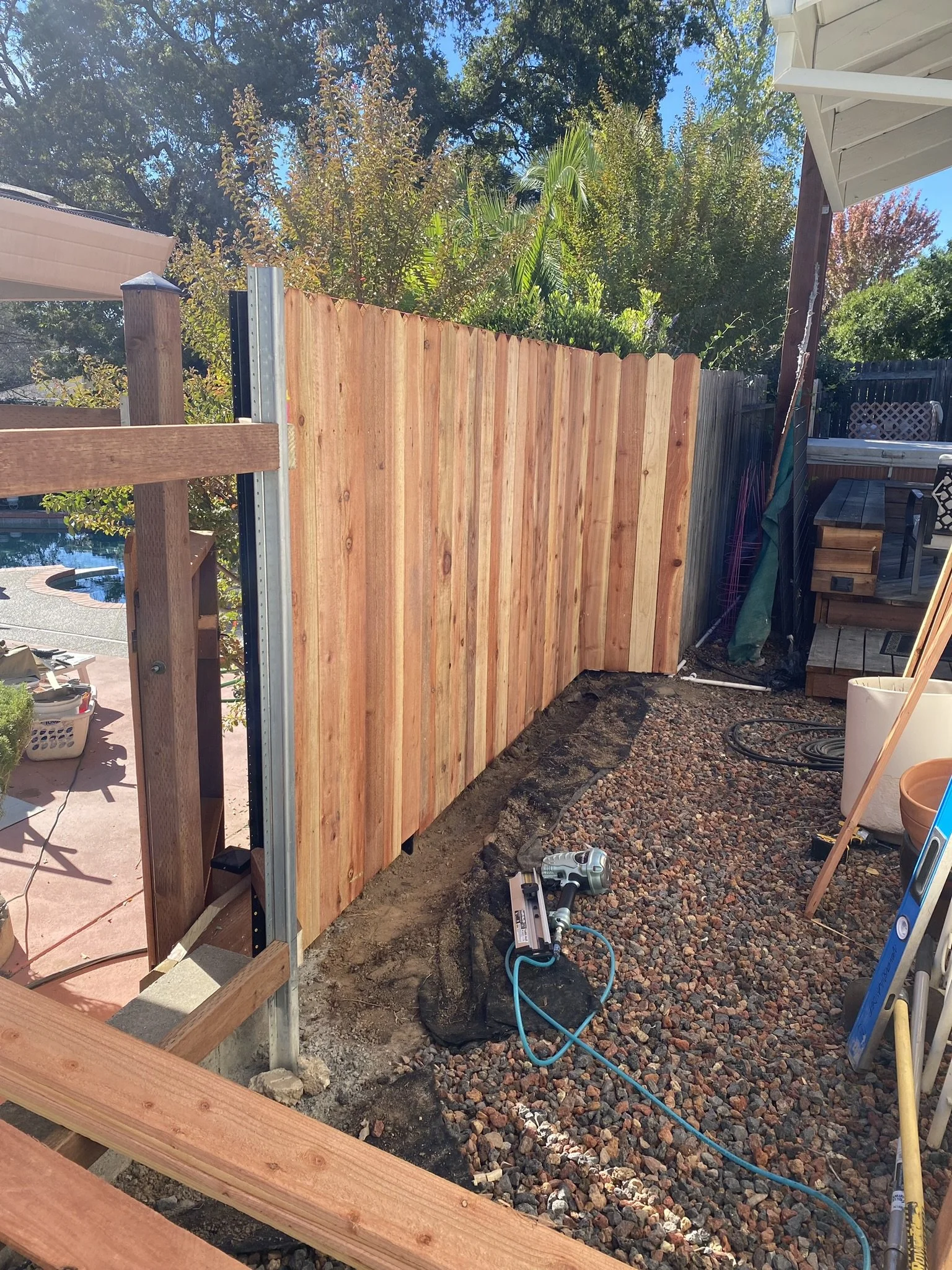 Fence removal and replacement