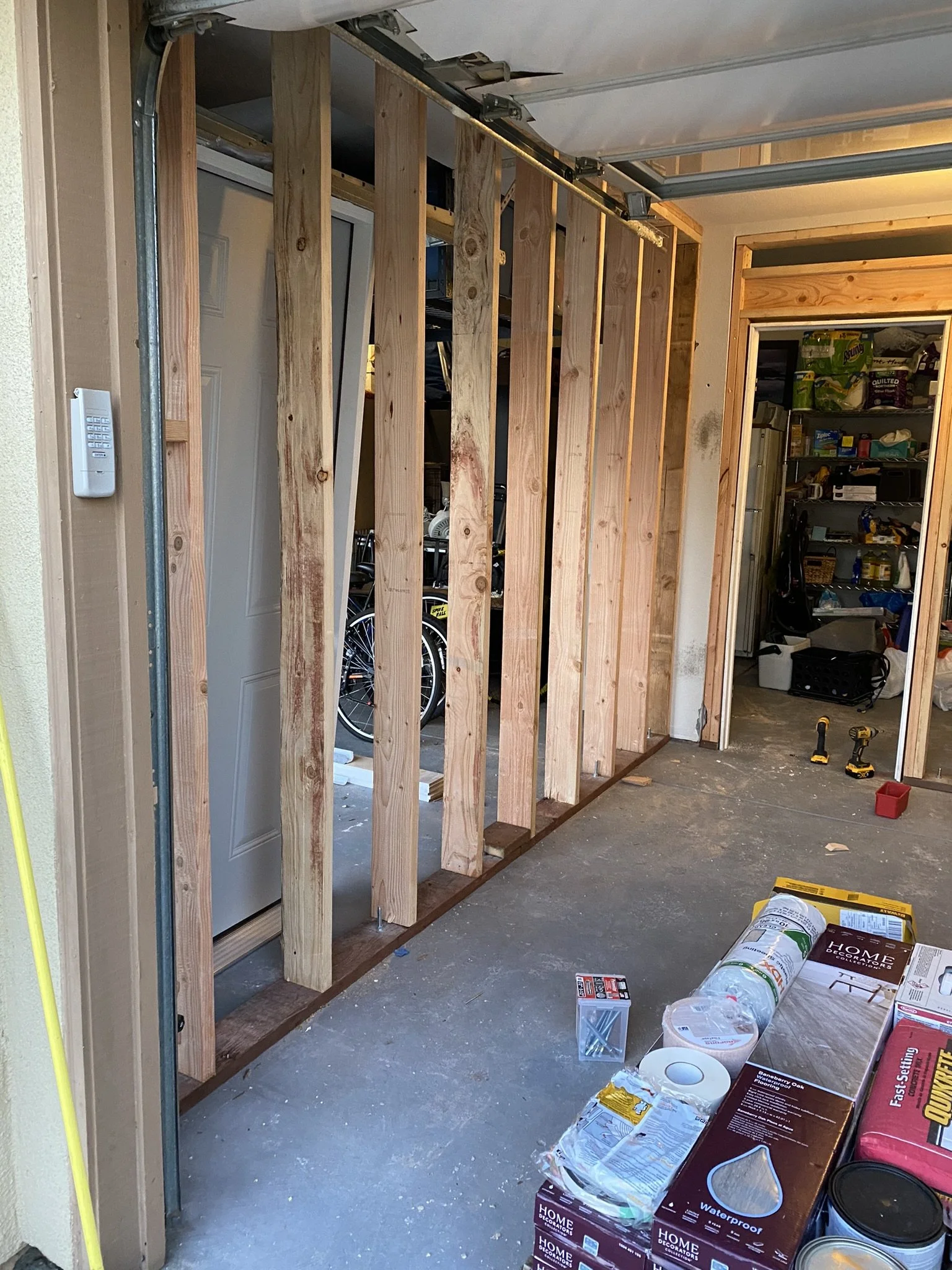 Garage Conversion - Added Workspace