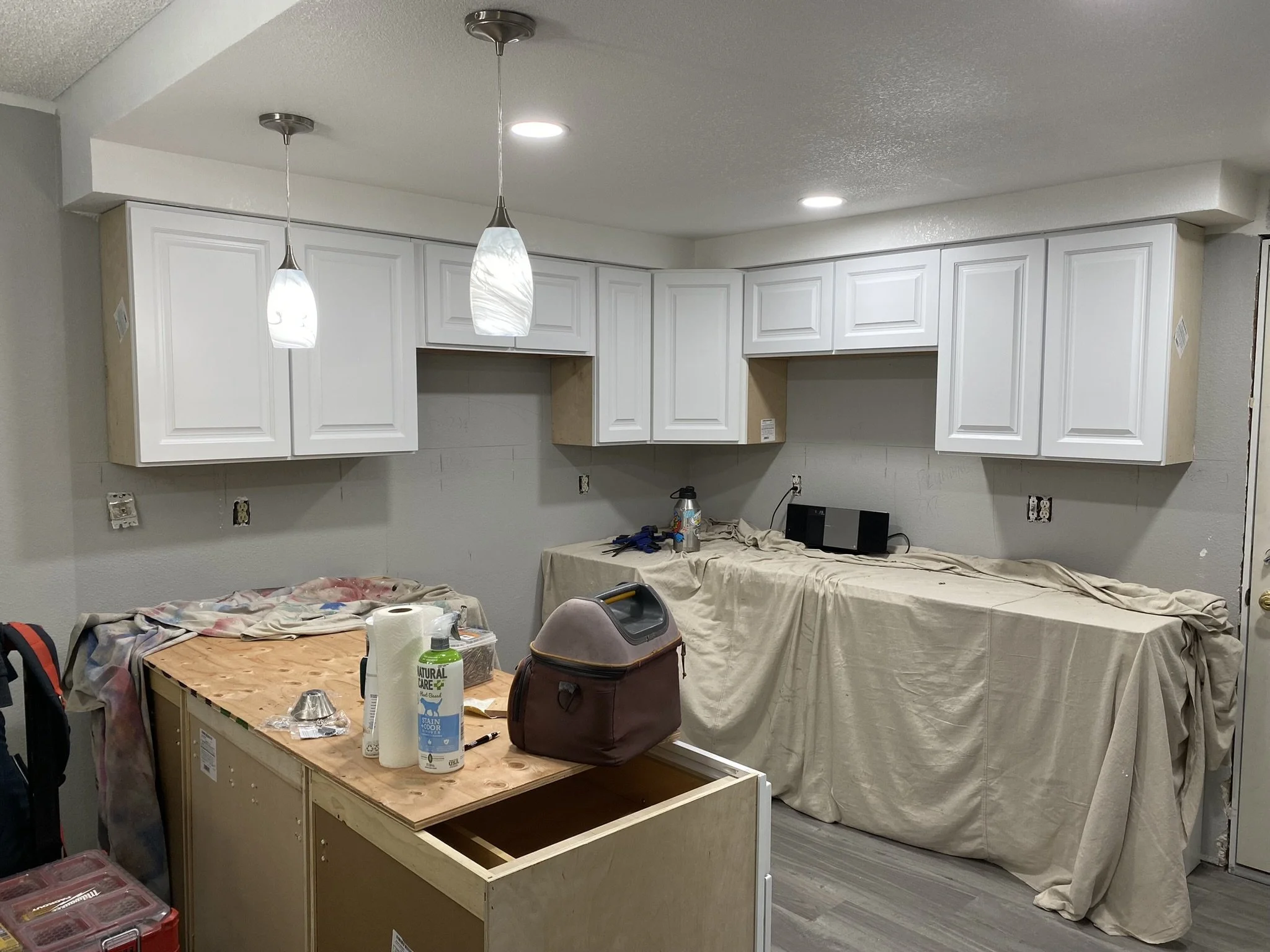 Kitchen and Bathroom Remodel Completion - progress