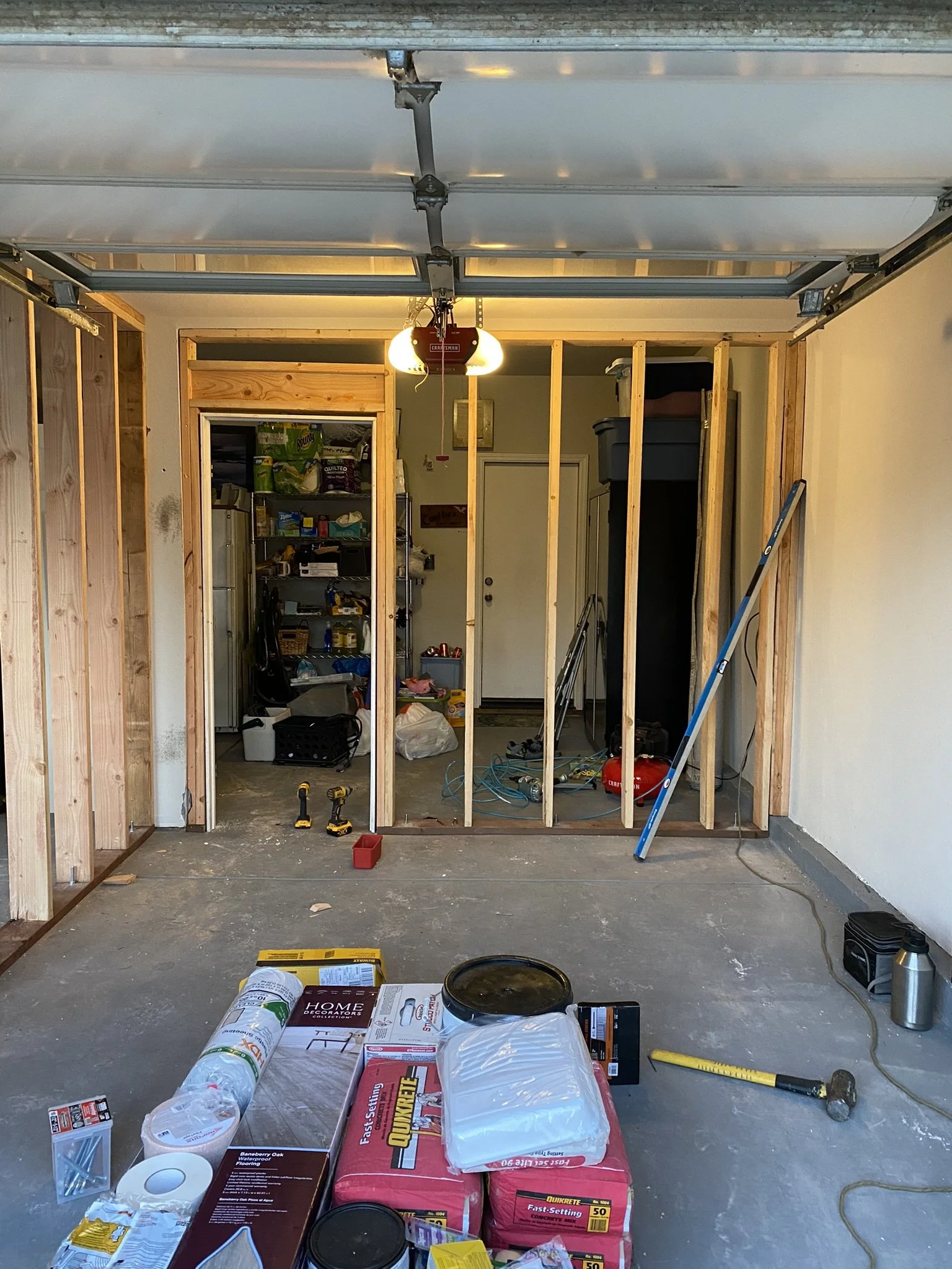 Garage Conversion - Added Workspace