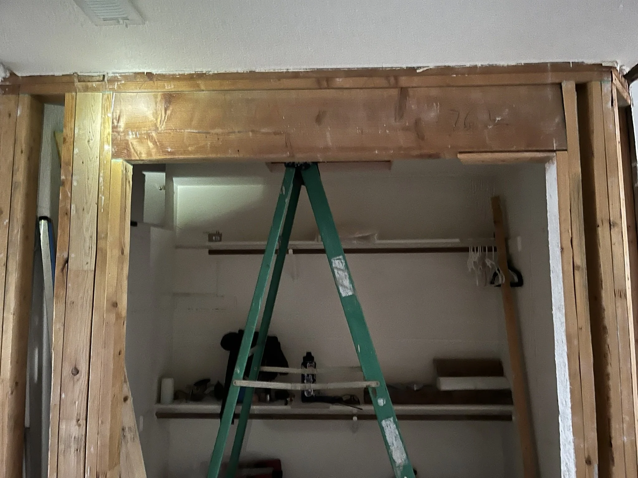 Master Closet Remodel - Framing