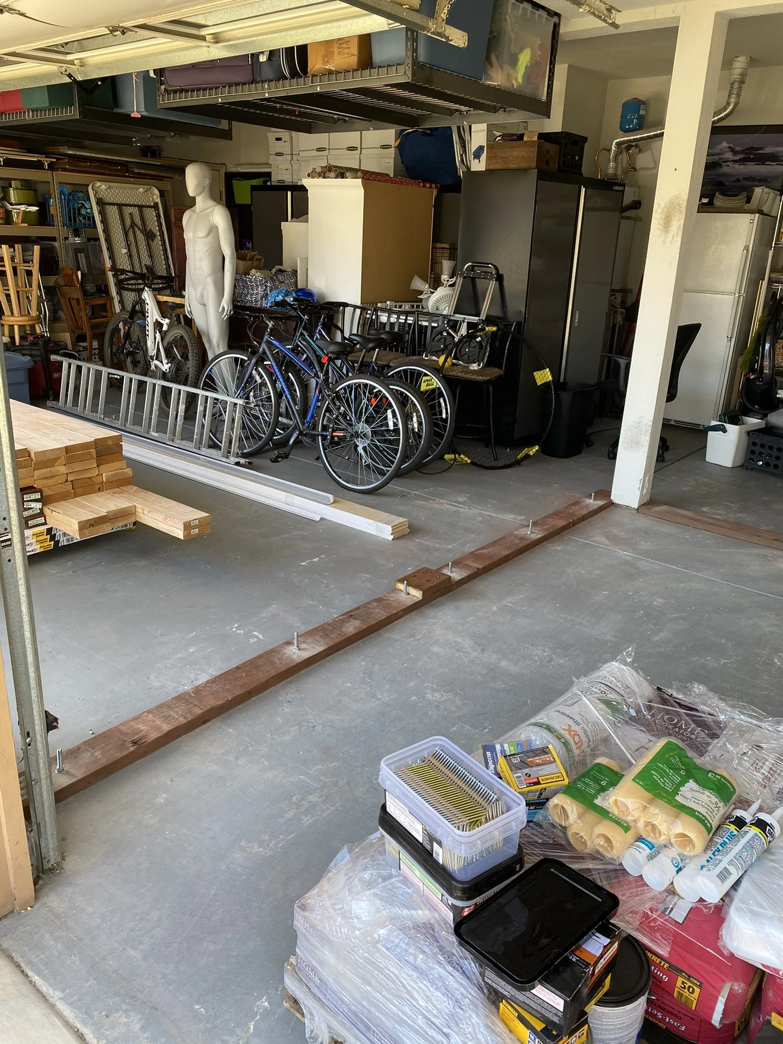 Garage Conversion - Added Workspace