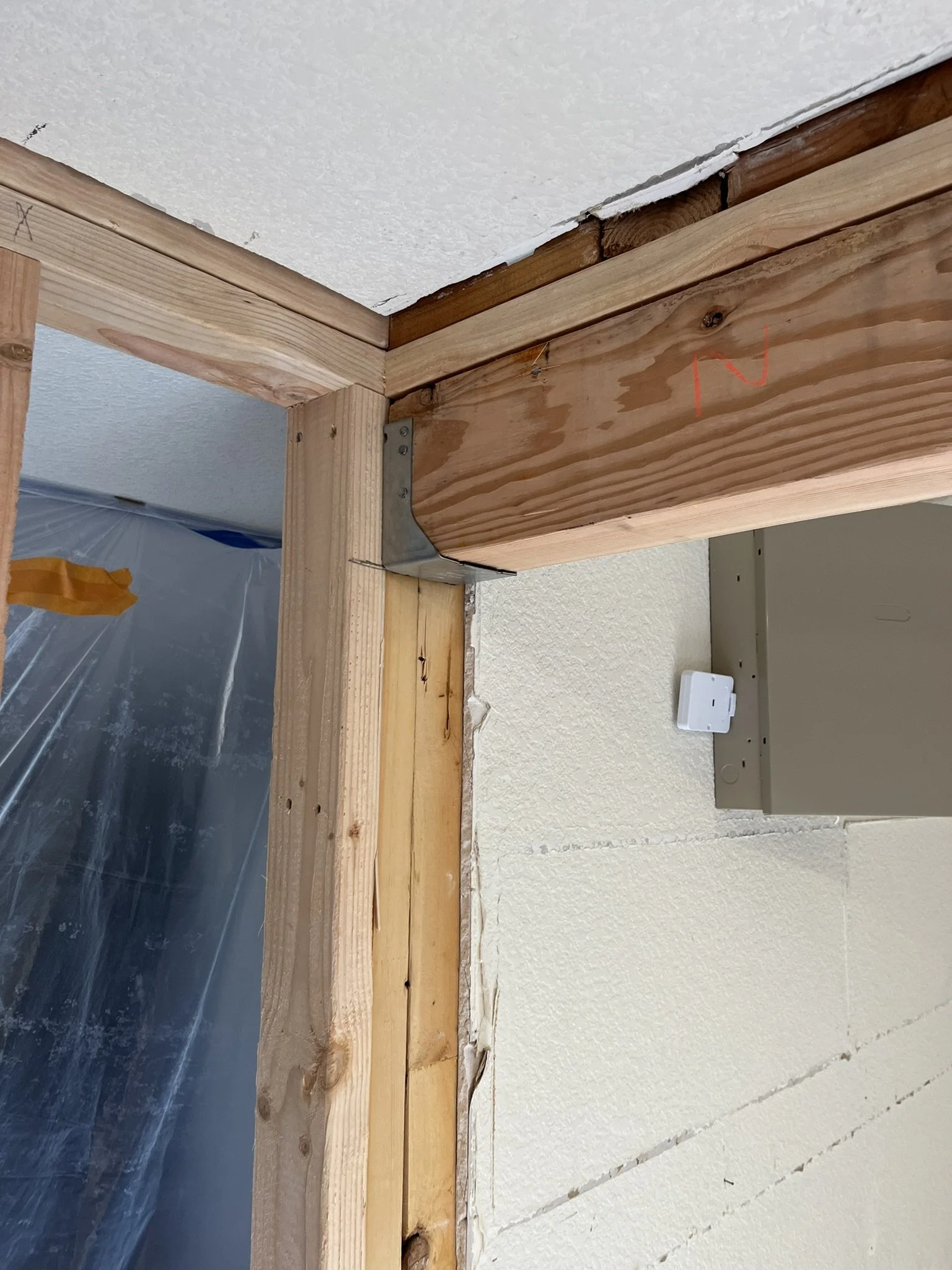 Master Closet Remodel - Framing