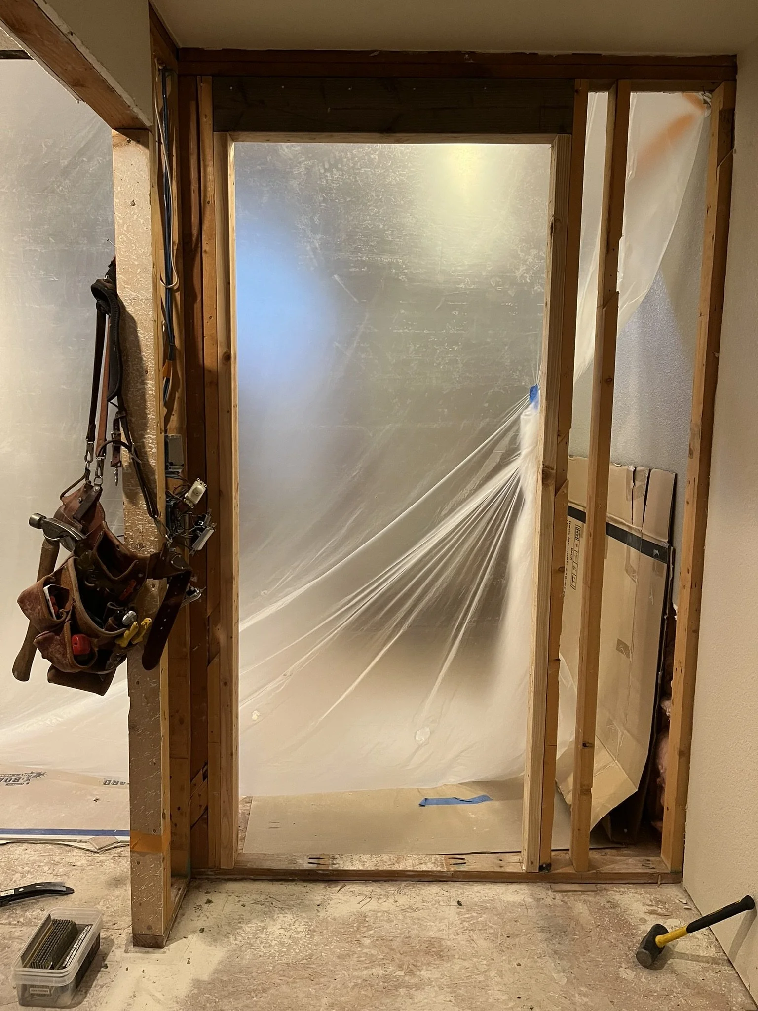 Master Closet Remodel - Framing