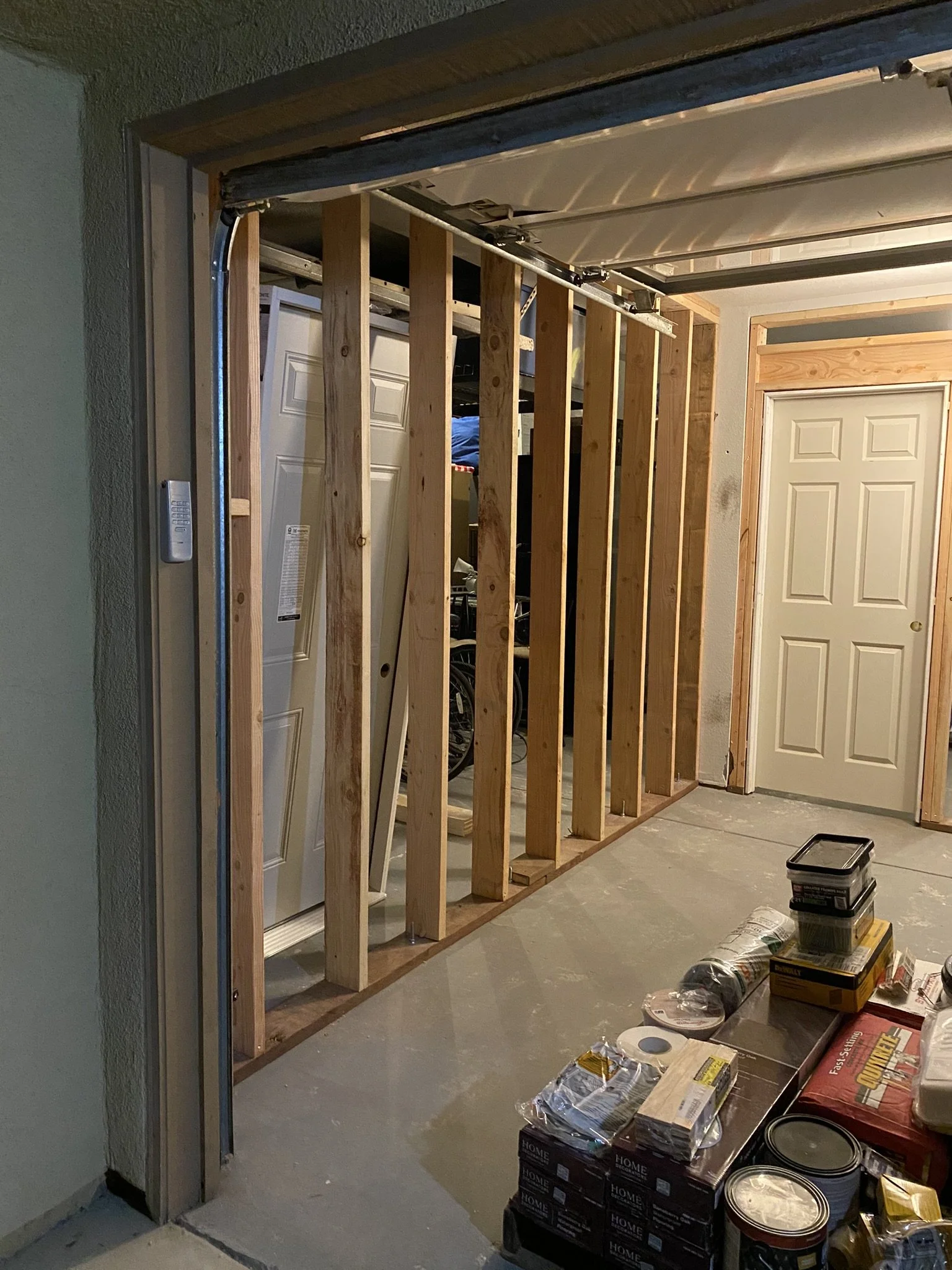 Garage Conversion - Added Workspace