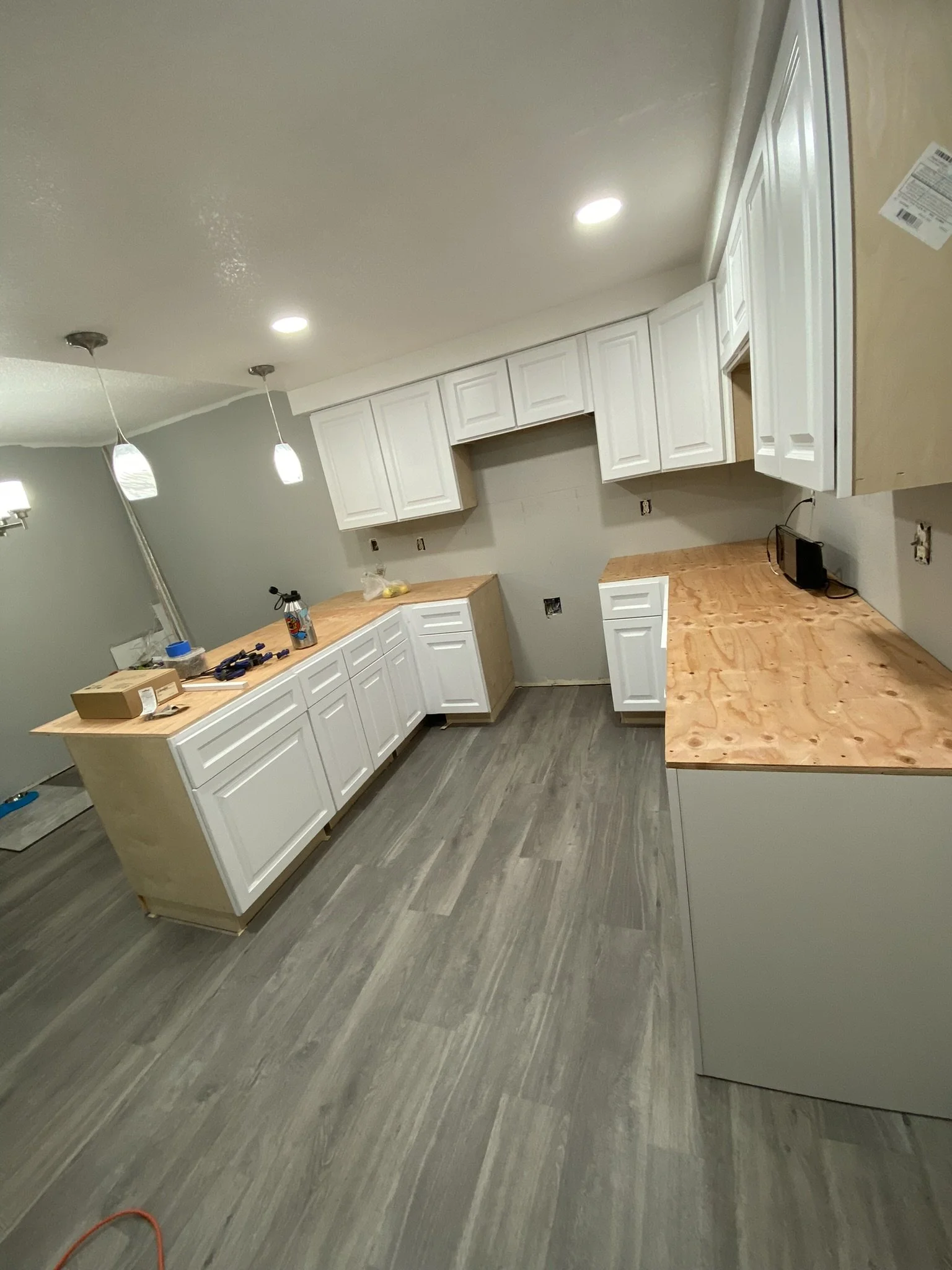 Kitchen and Bathroom Remodel Completion - progress