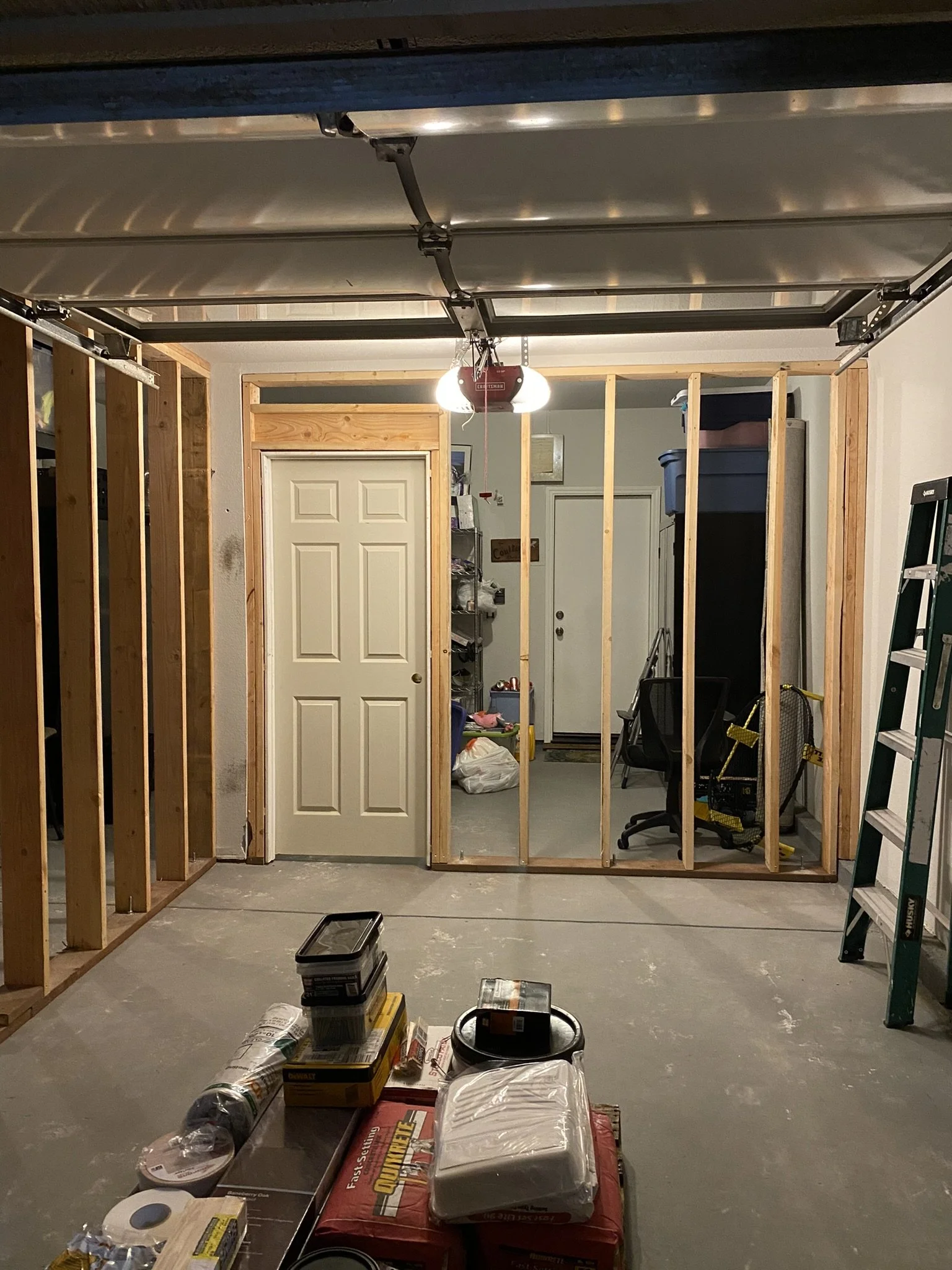 Garage Conversion - Added Workspace