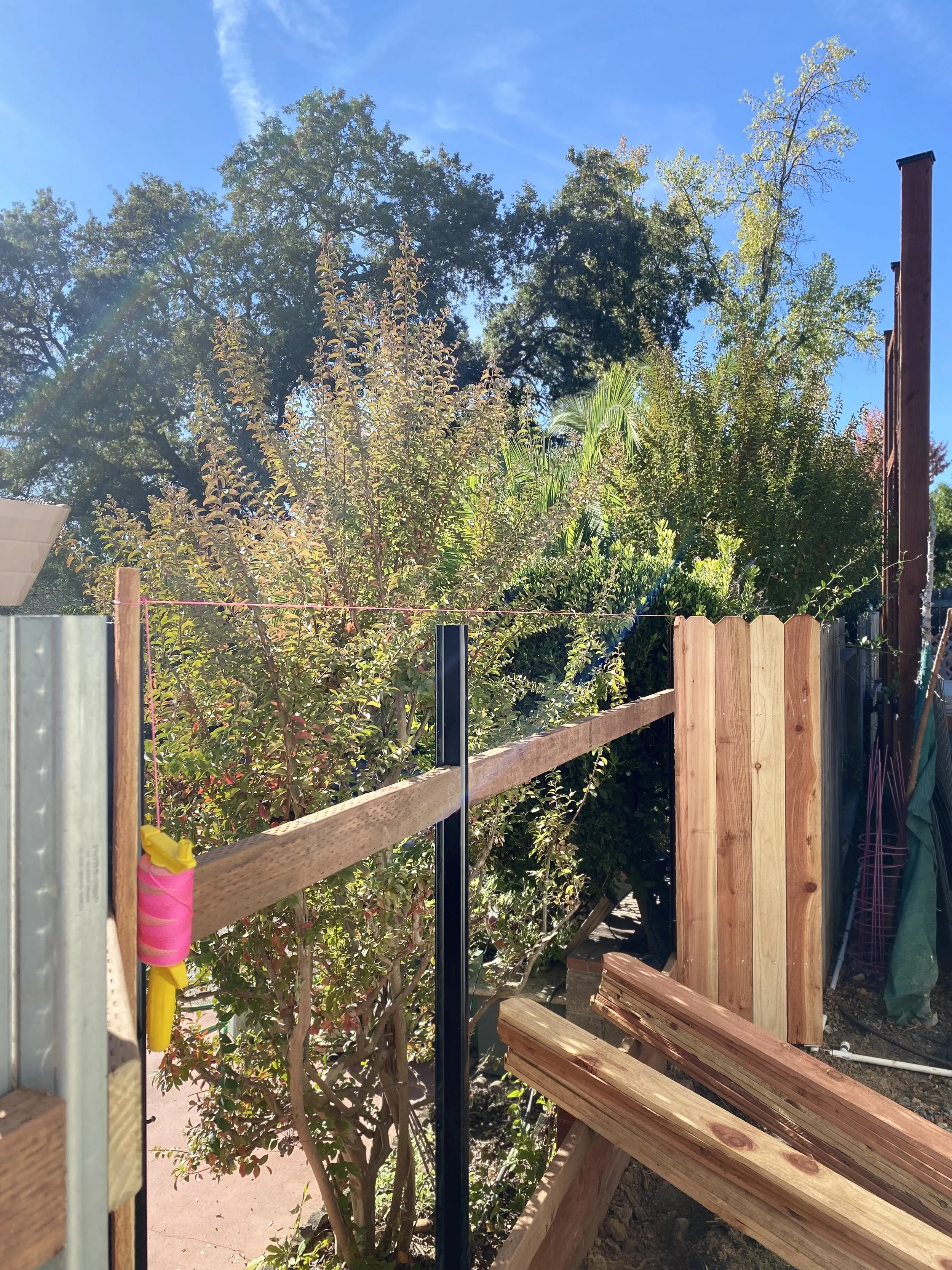 Fence removal and replacement