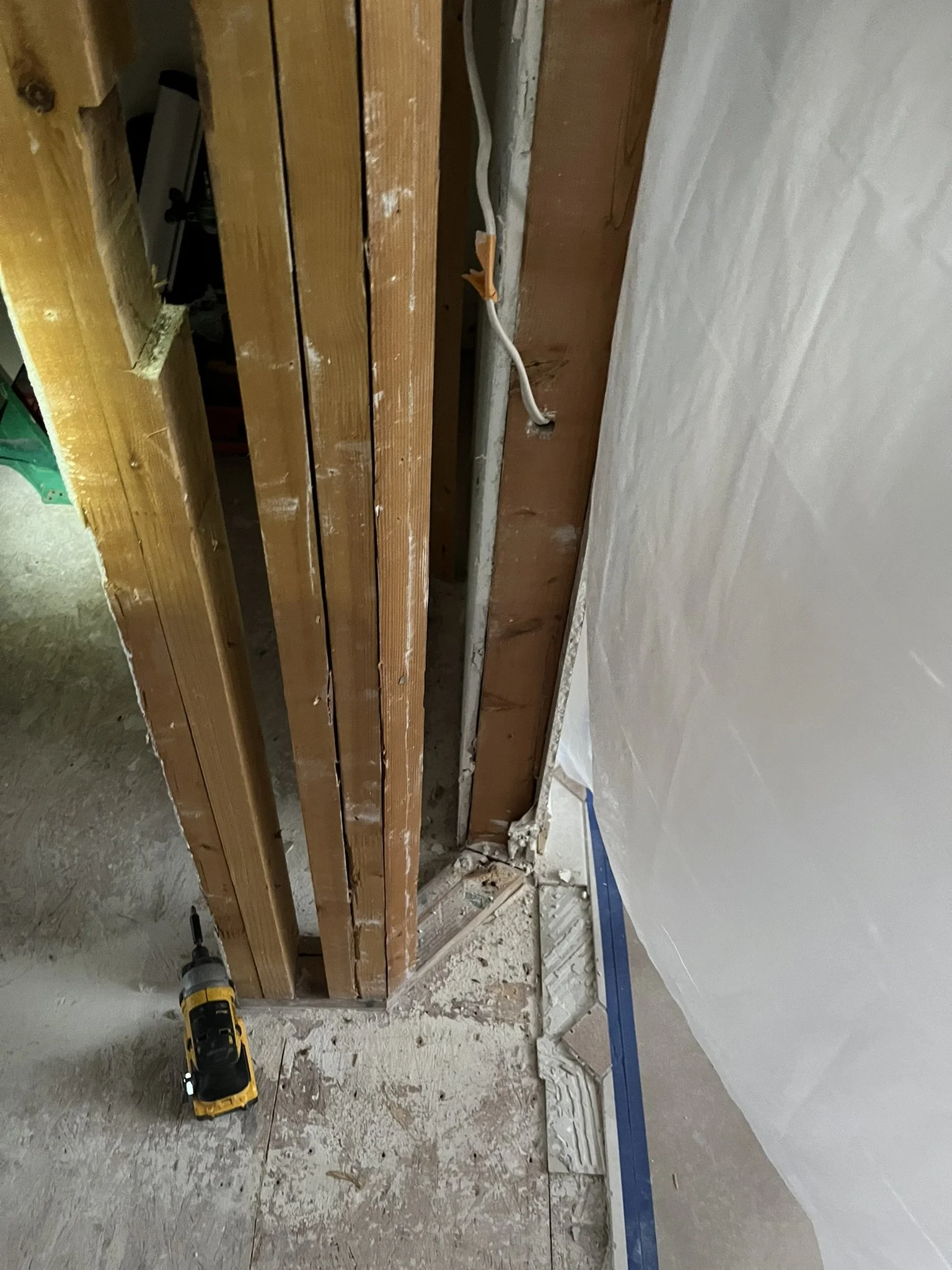 Master Closet Remodel - Framing