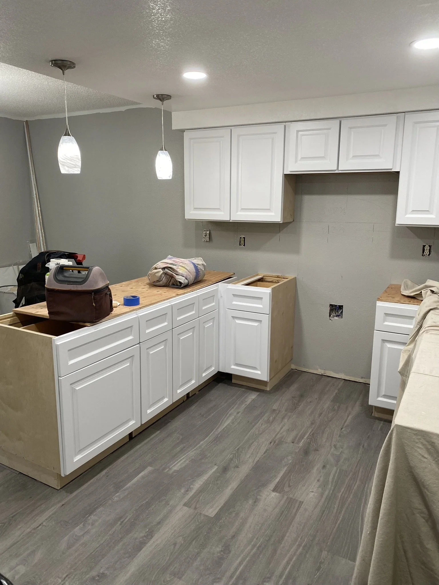 Kitchen and Bathroom Remodel Completion - progress