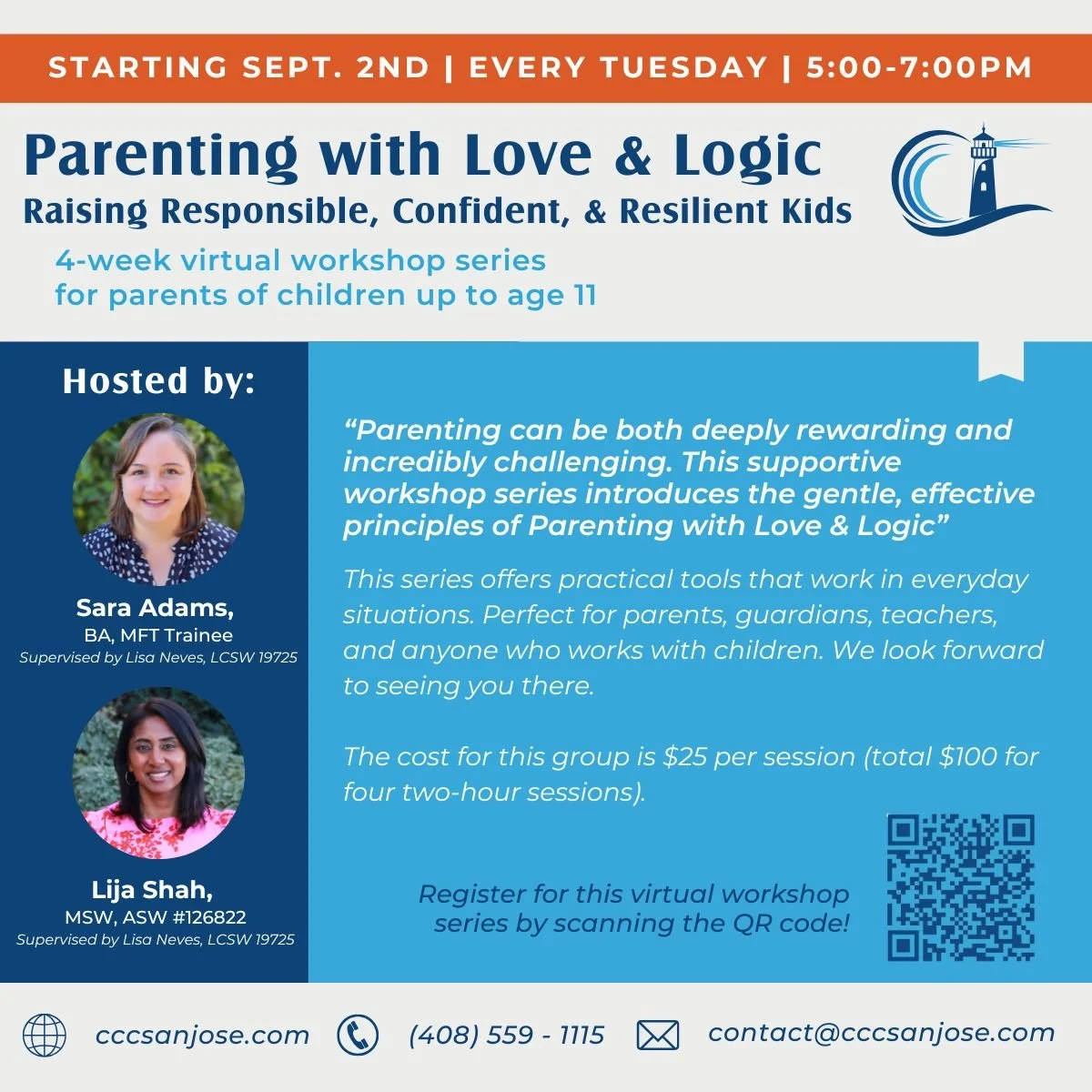 Parenting with Love & Logic: Raising Responsible, Confident, and Resilient Kids - Virtual Workshop Series