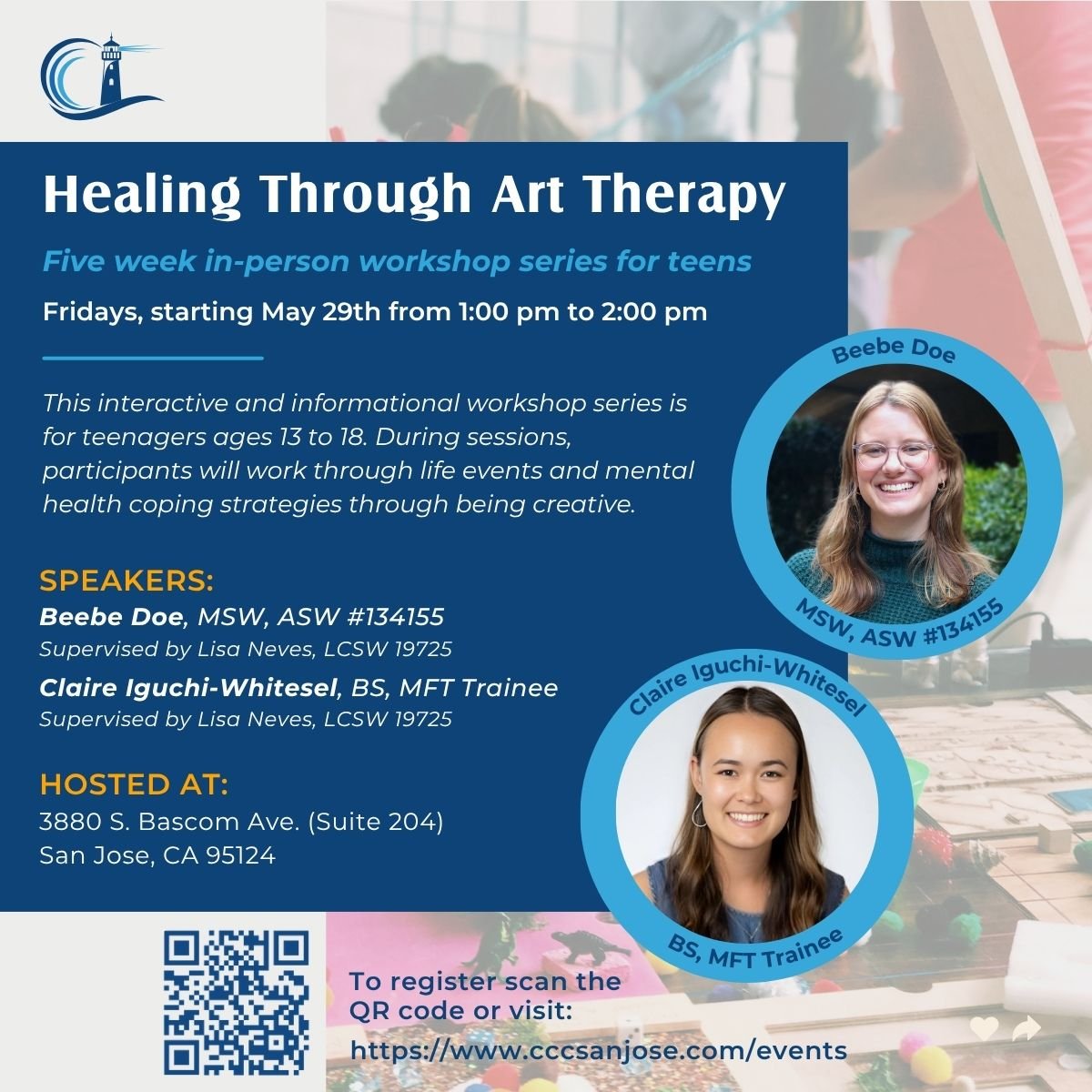Healing Through Art Therapy - FREE five week interactive workshop series!