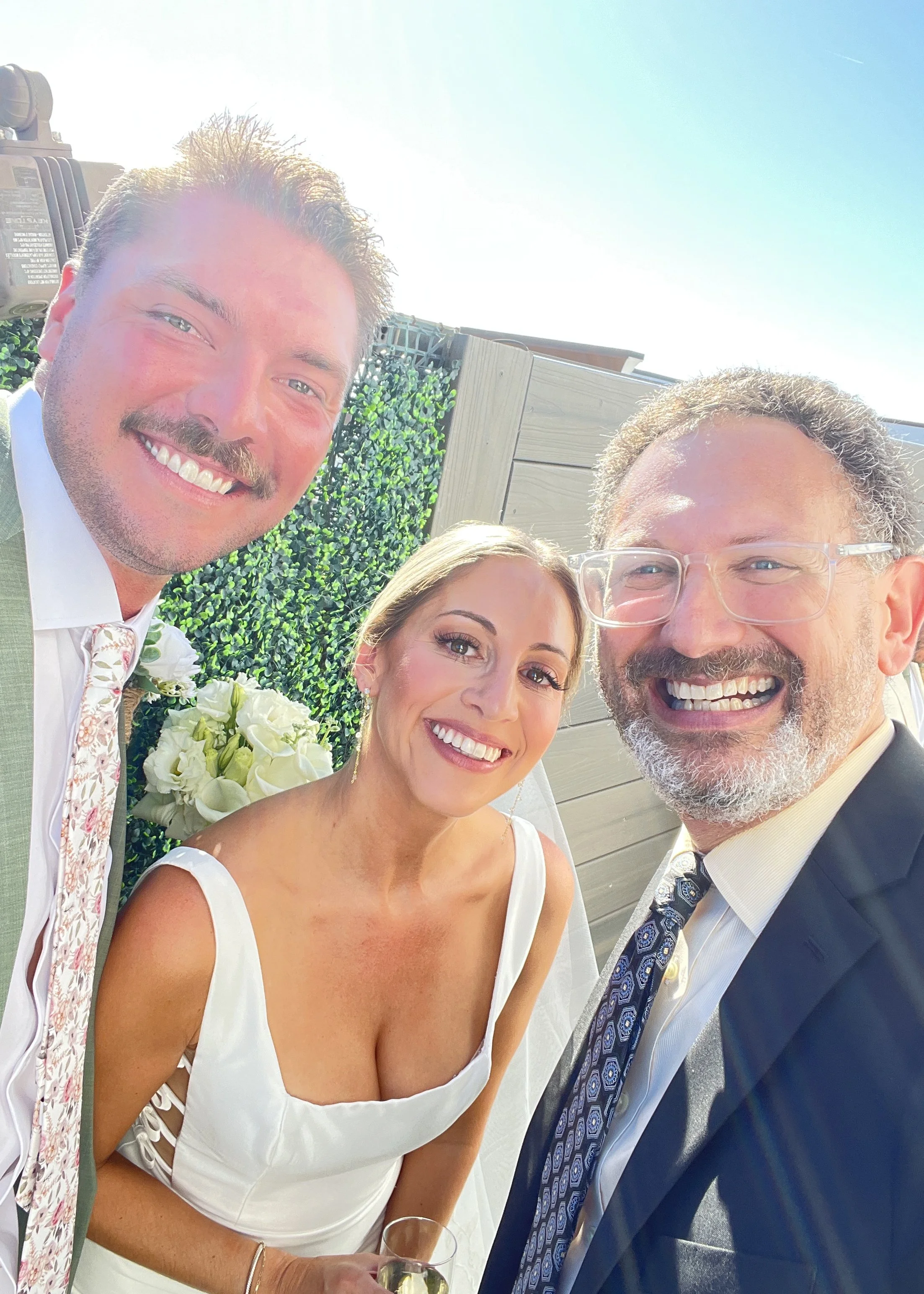 The rooftop of The Hotel Zamora in St. Pete Beach... a great location to celebrate a beautiful couple.